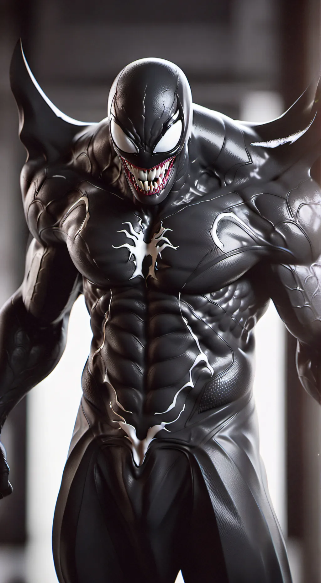 ai character: VENOM  background