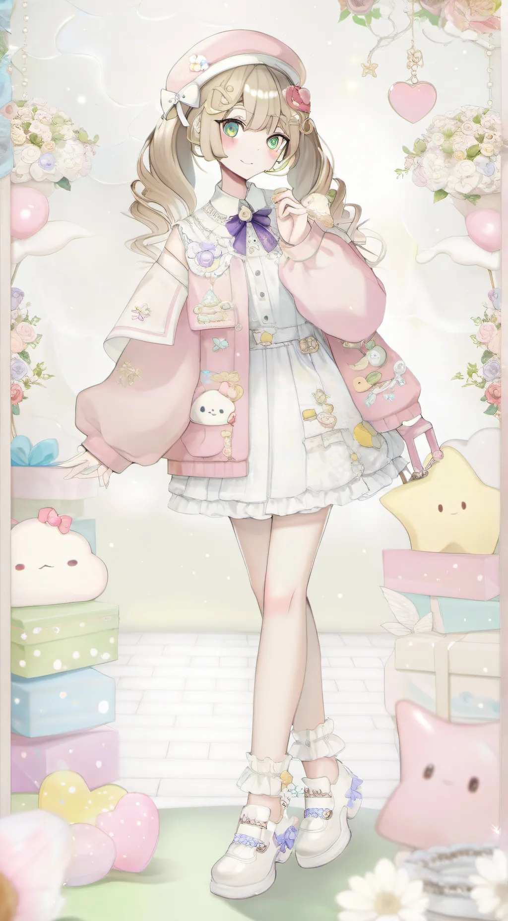 ai character: sky  background