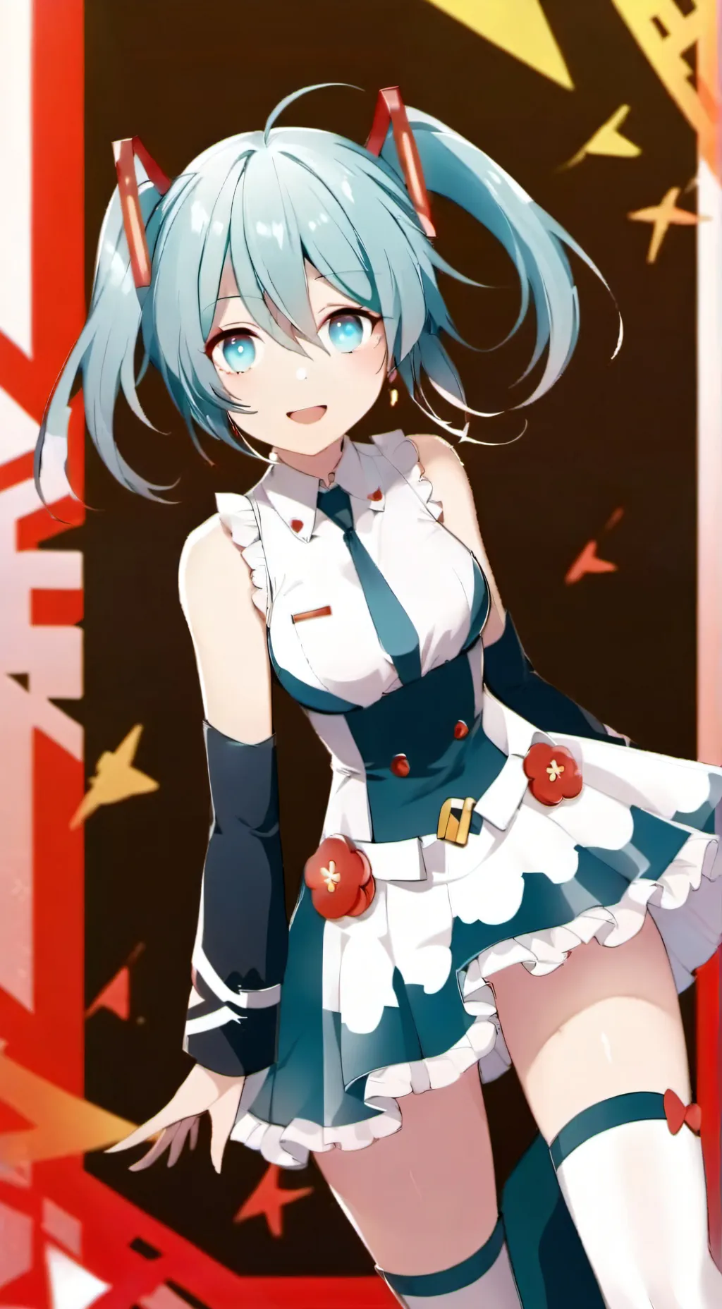 ai character: Hatsune Miku background