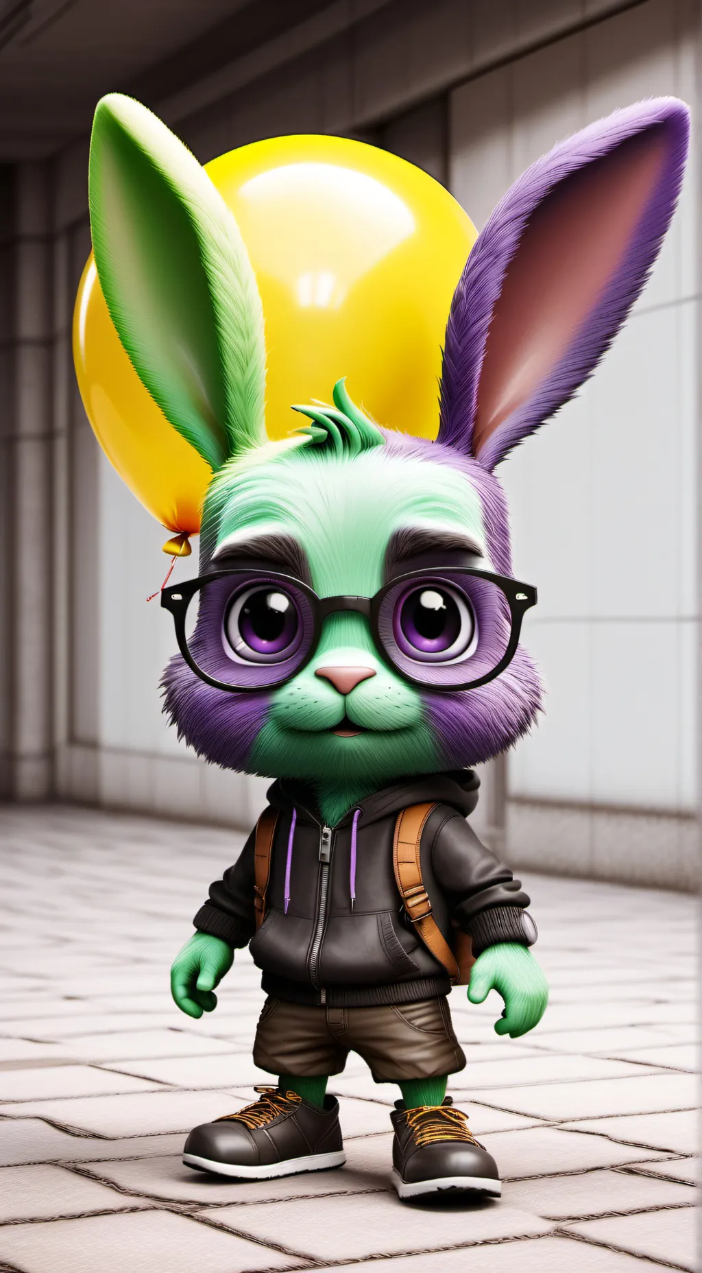 ai character: Looey  background
