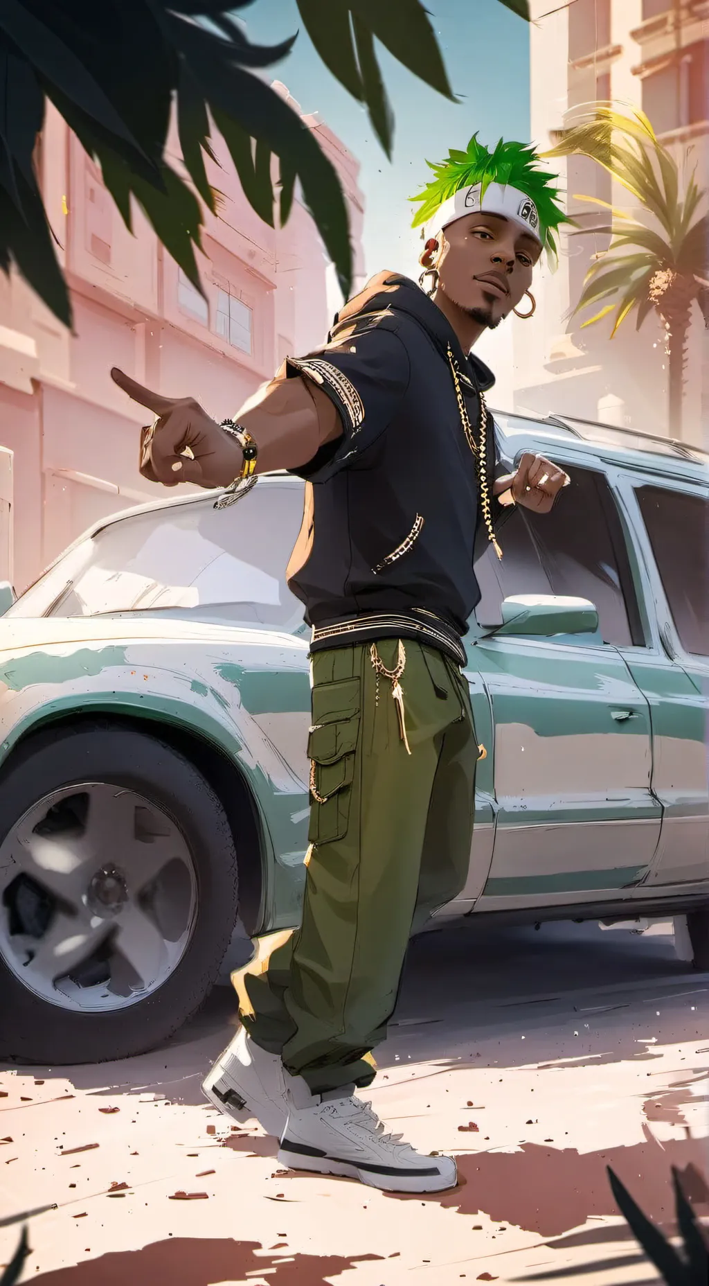 ai character: Baby jayy background