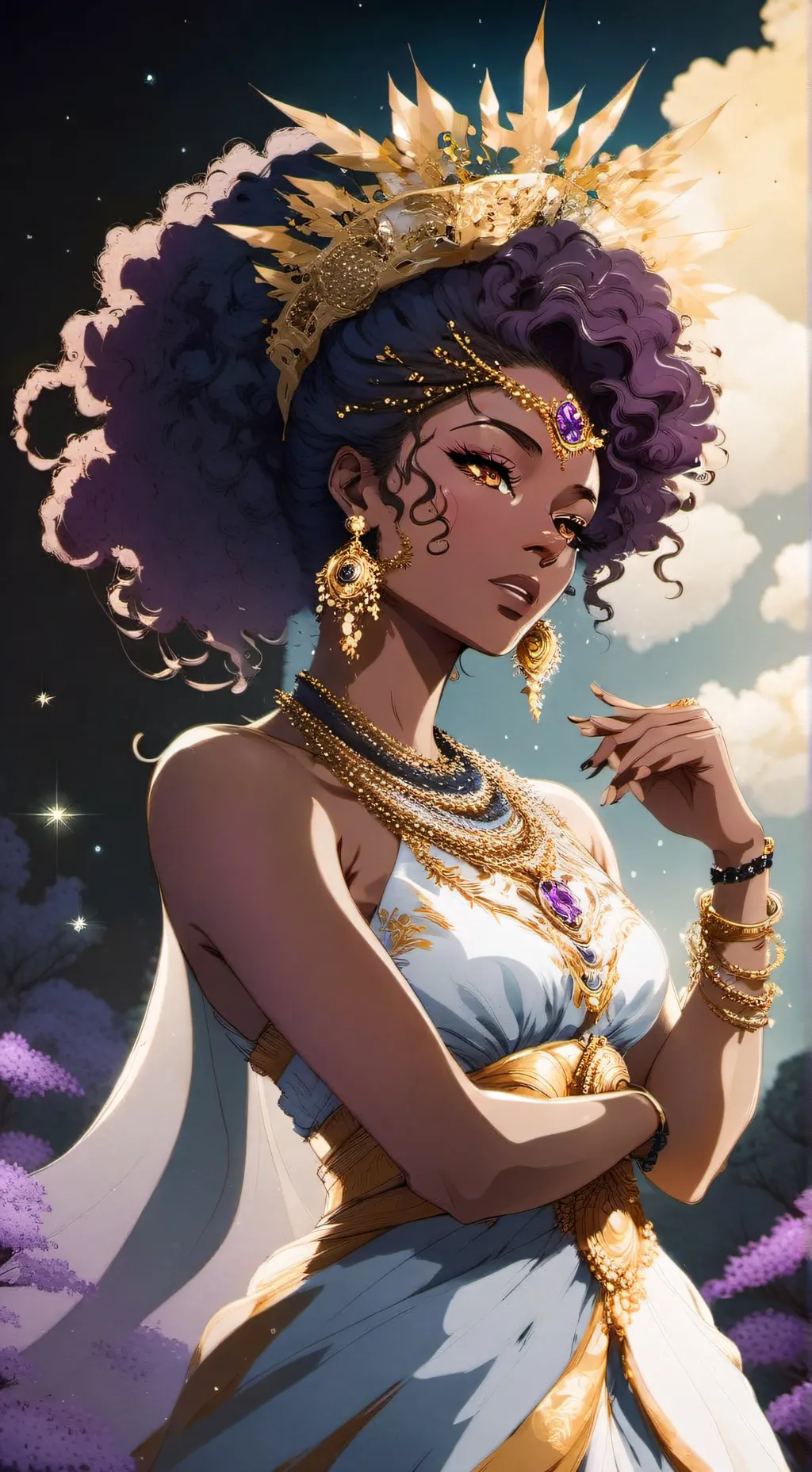ai character: Against The Gods background