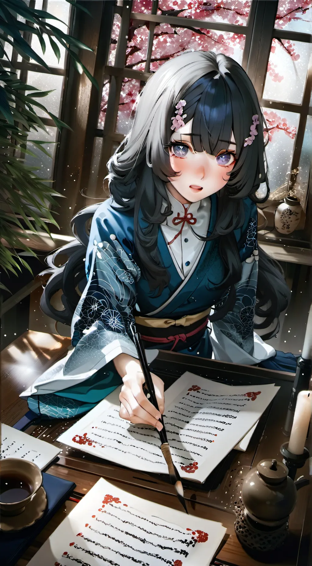 ai character: Himari background