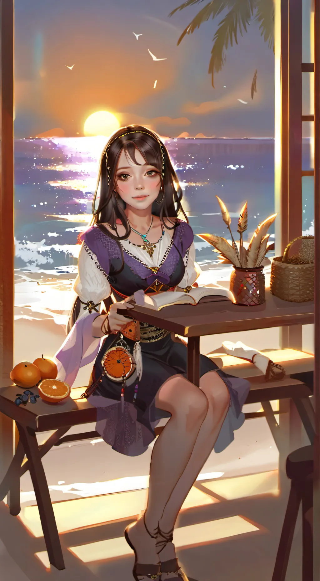 ai character: Abbie background