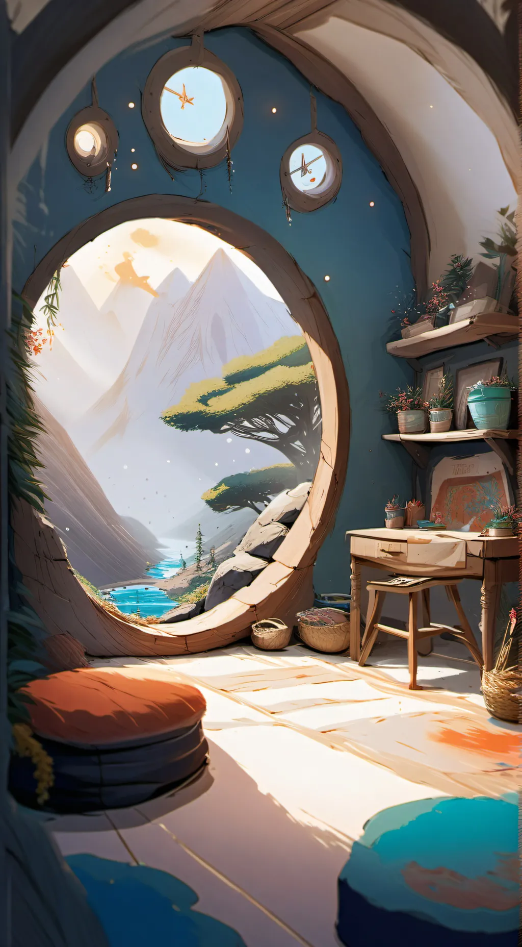 ai character: My oc sleepover background