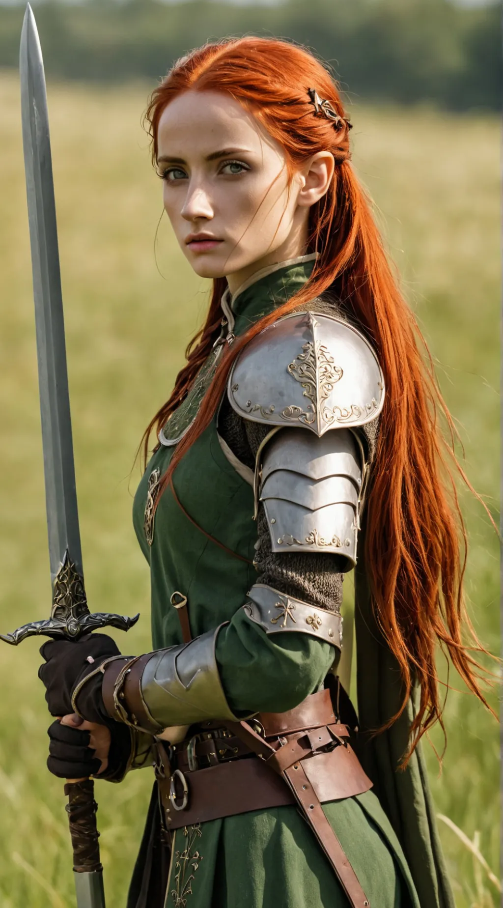 ai character: Aurora background
