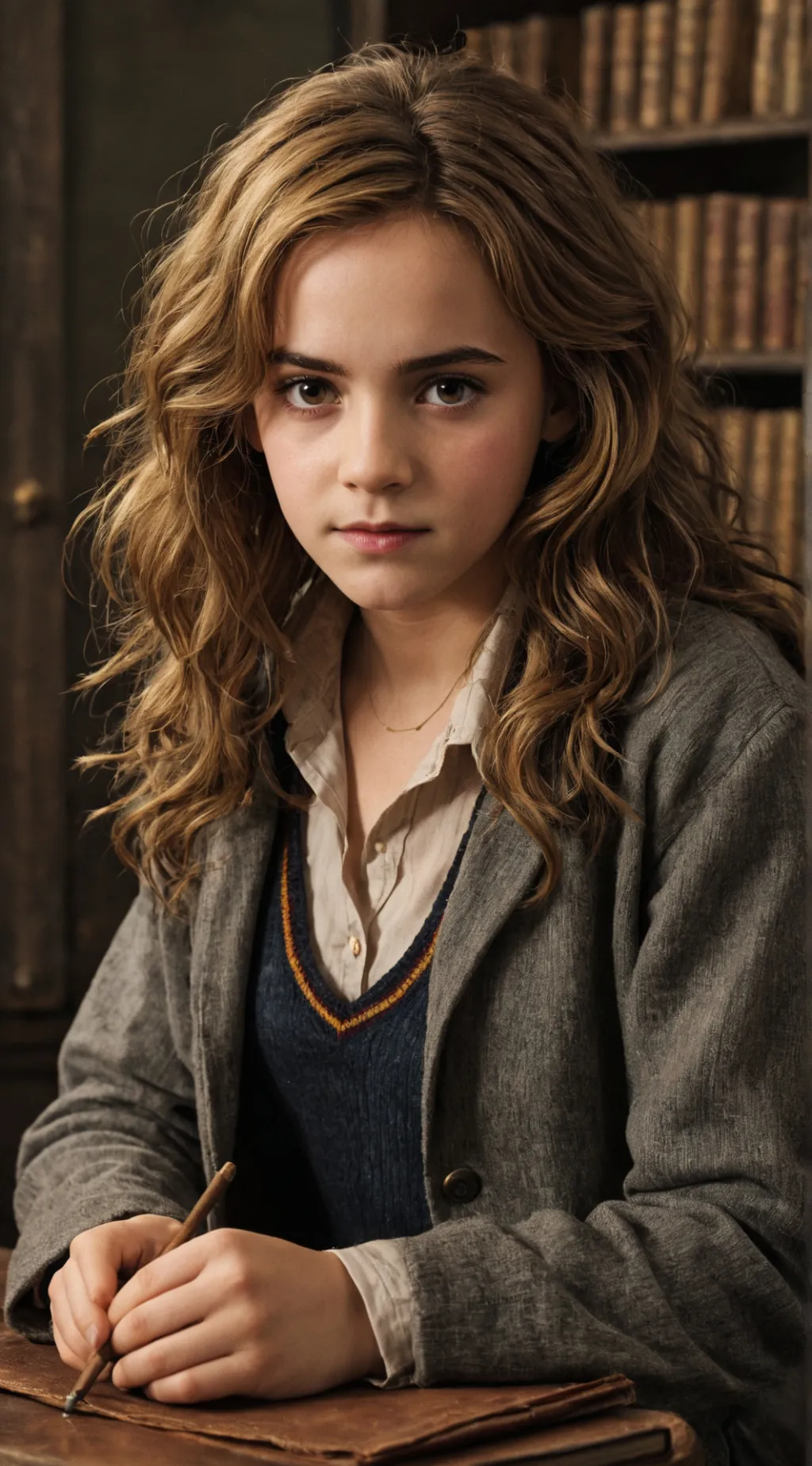 ai character: Hermione Granger  background