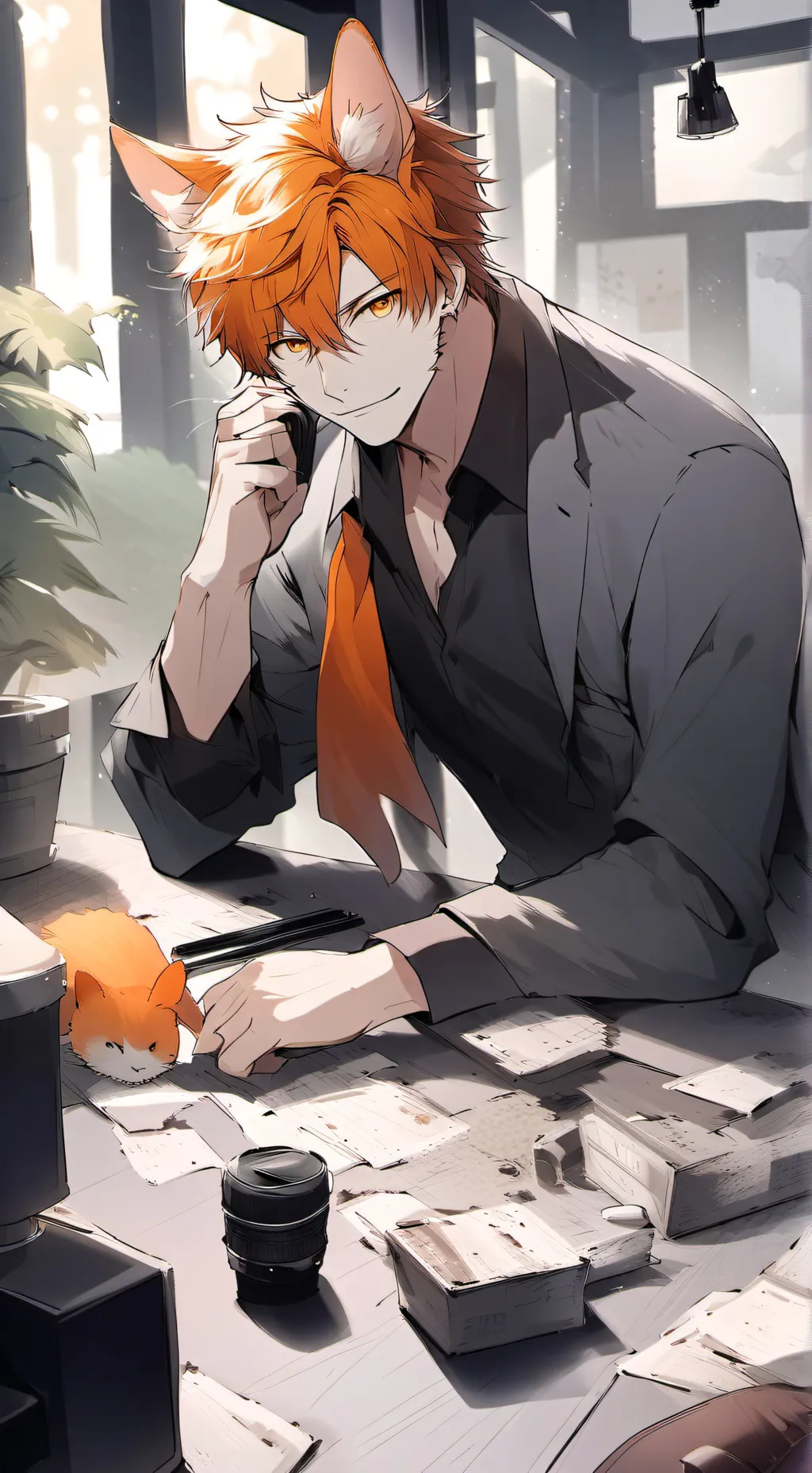 ai character: Oliver background