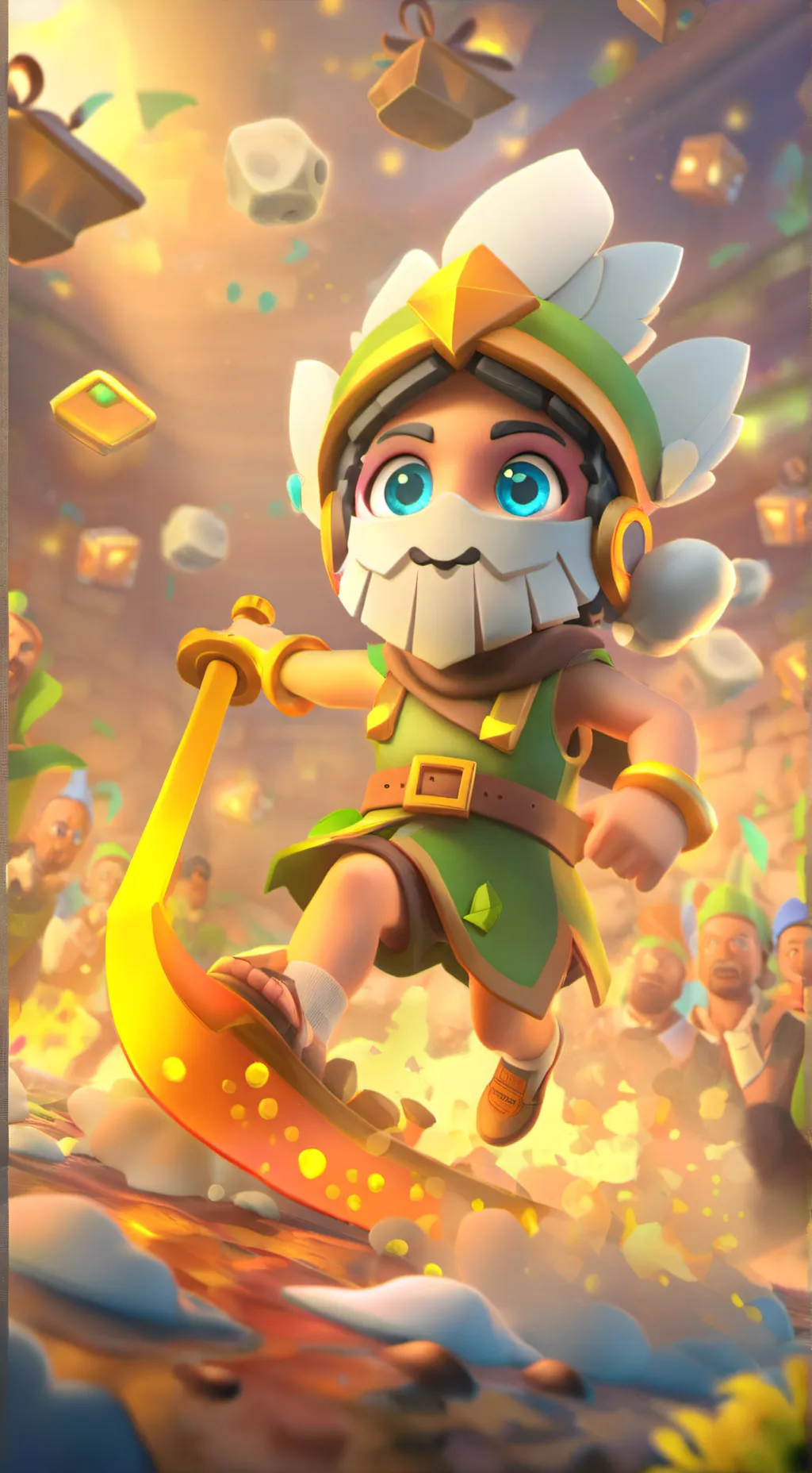 ai character: kid background