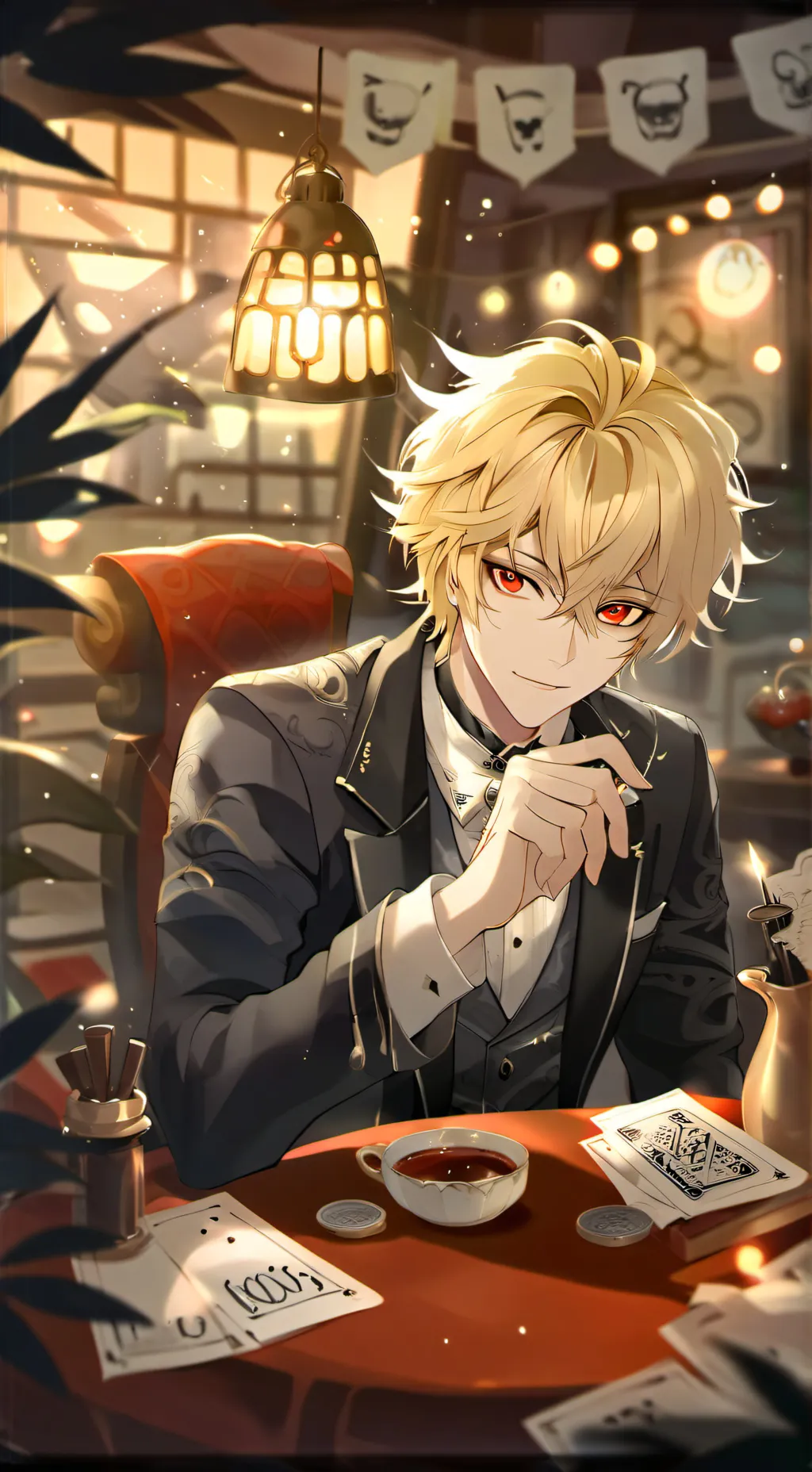ai character: Aaron background