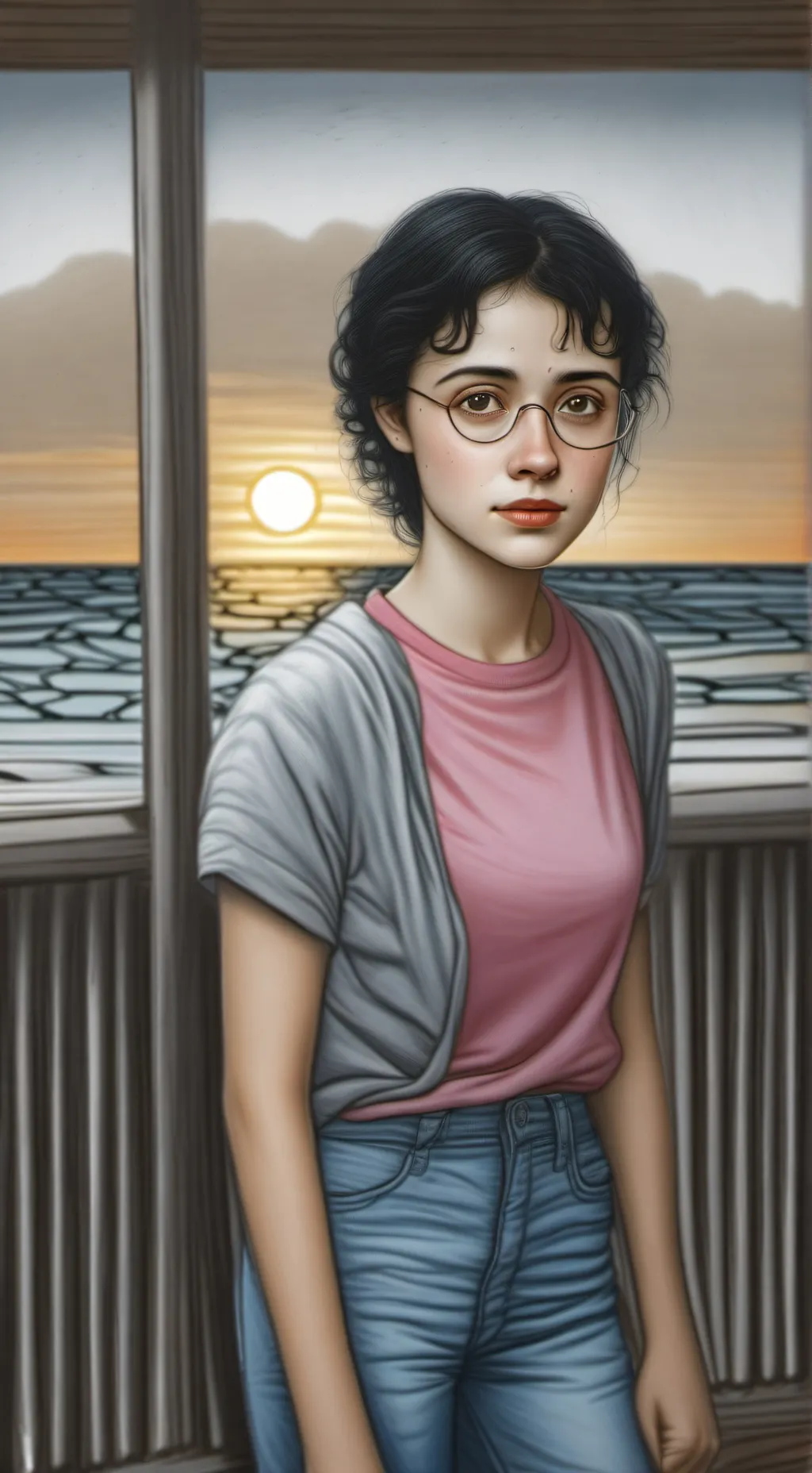 ai character: Melonie background