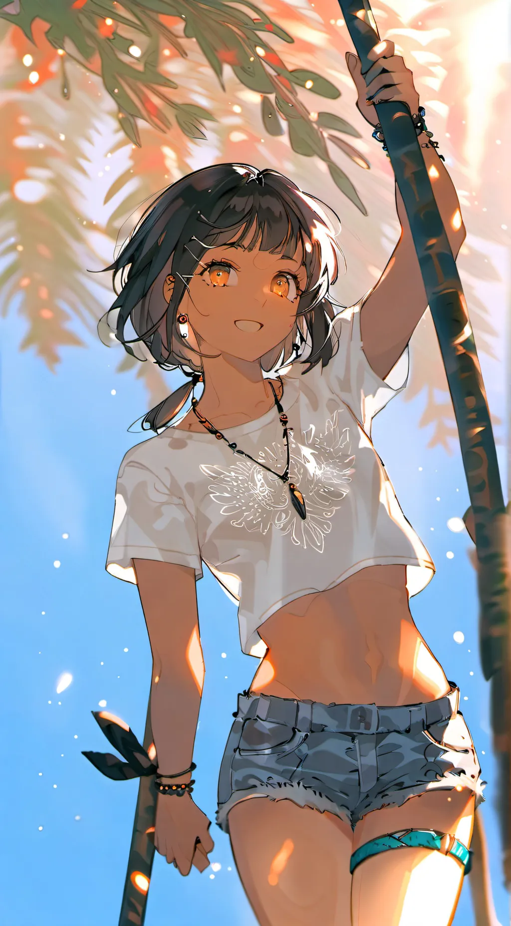 ai character: Angel  background