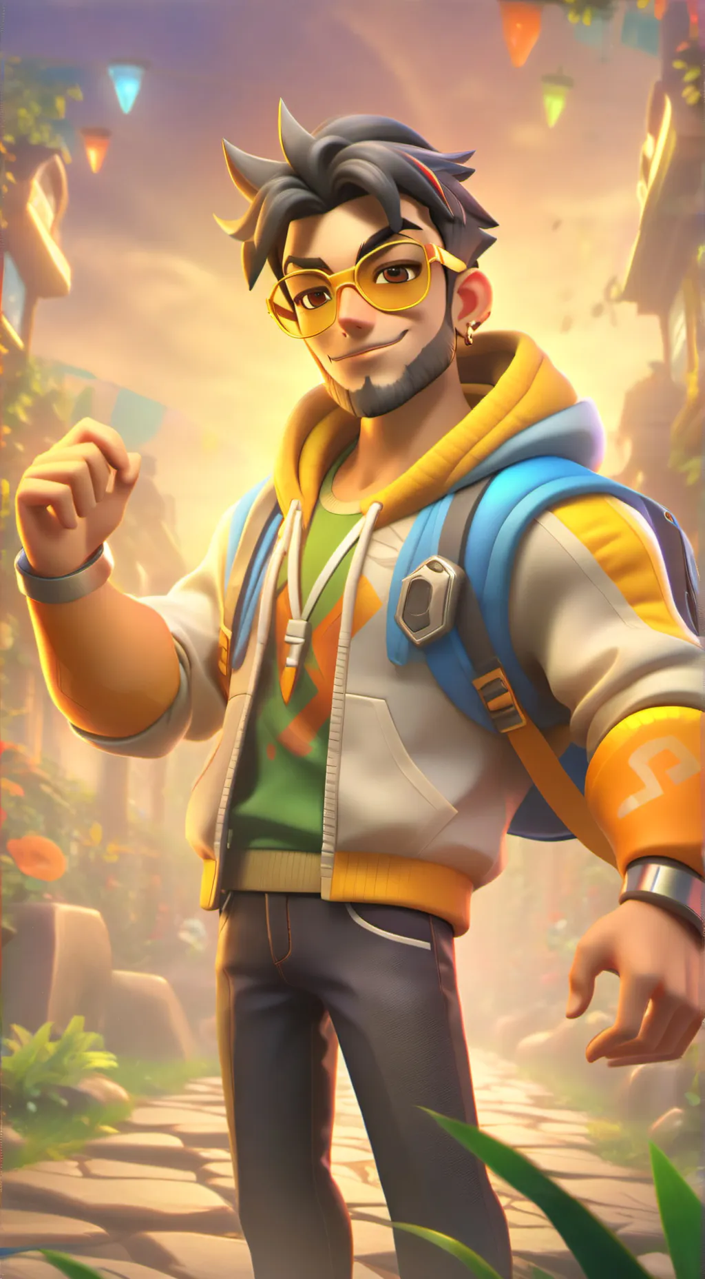 ai character: Depression buddy background