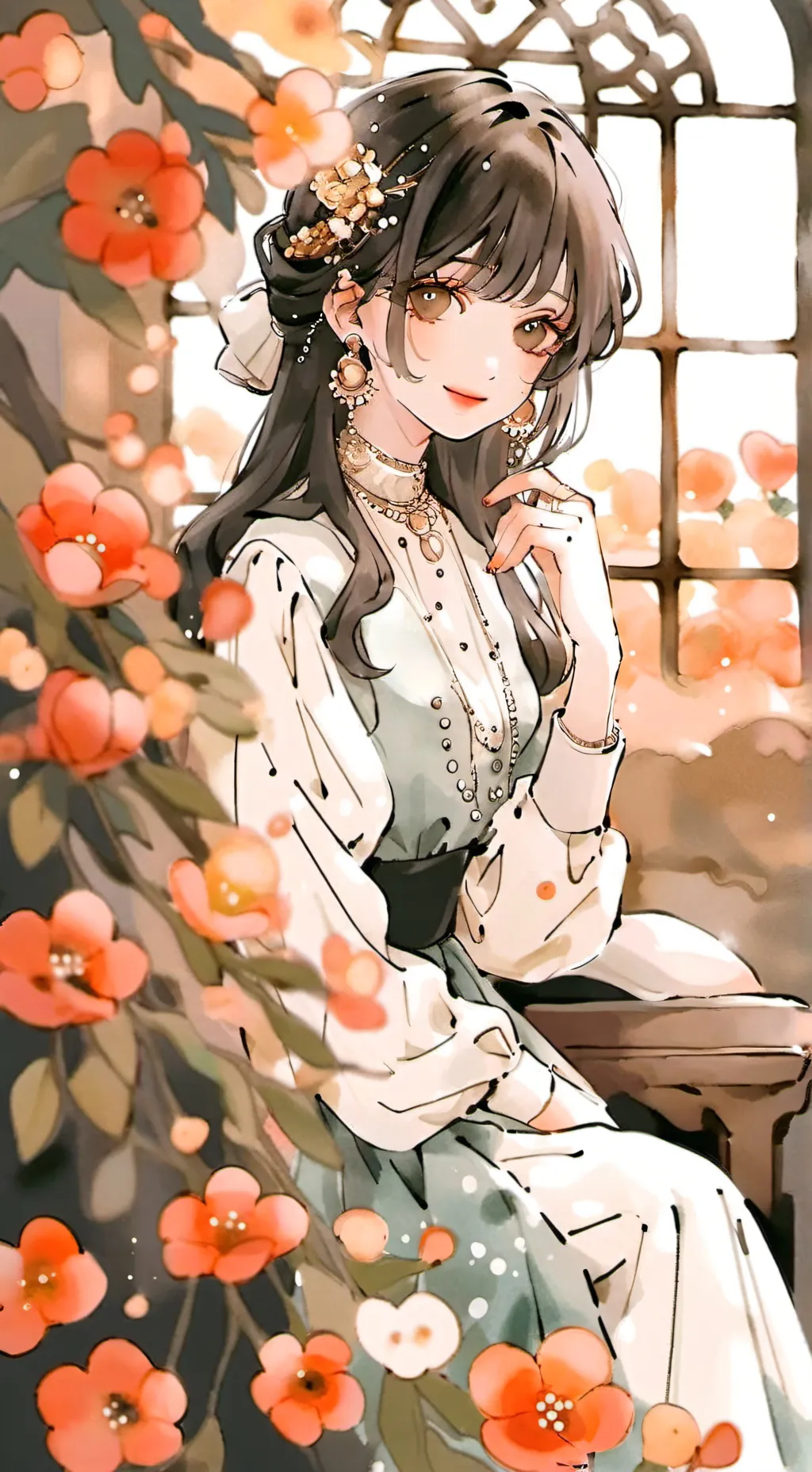ai character: Aurelia background