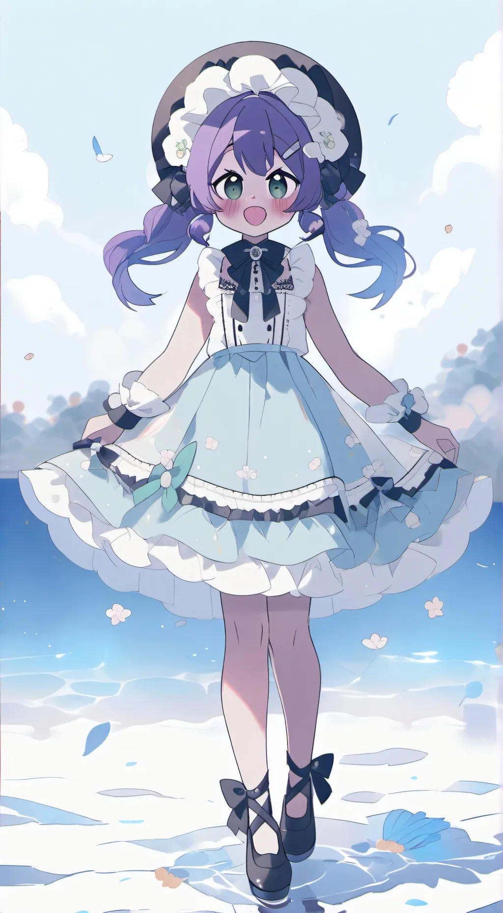 ai character: dandy world  background