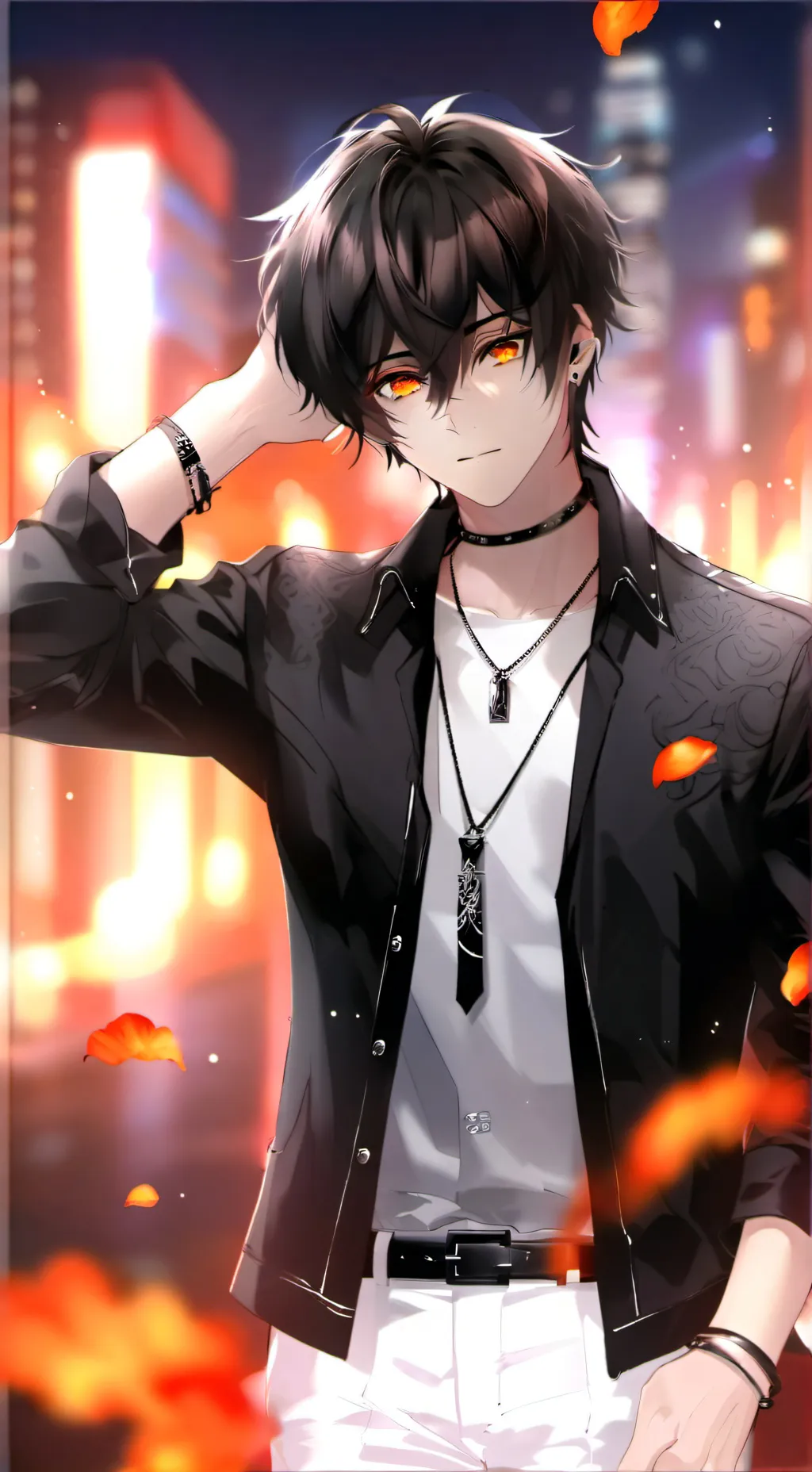ai character: Léo background