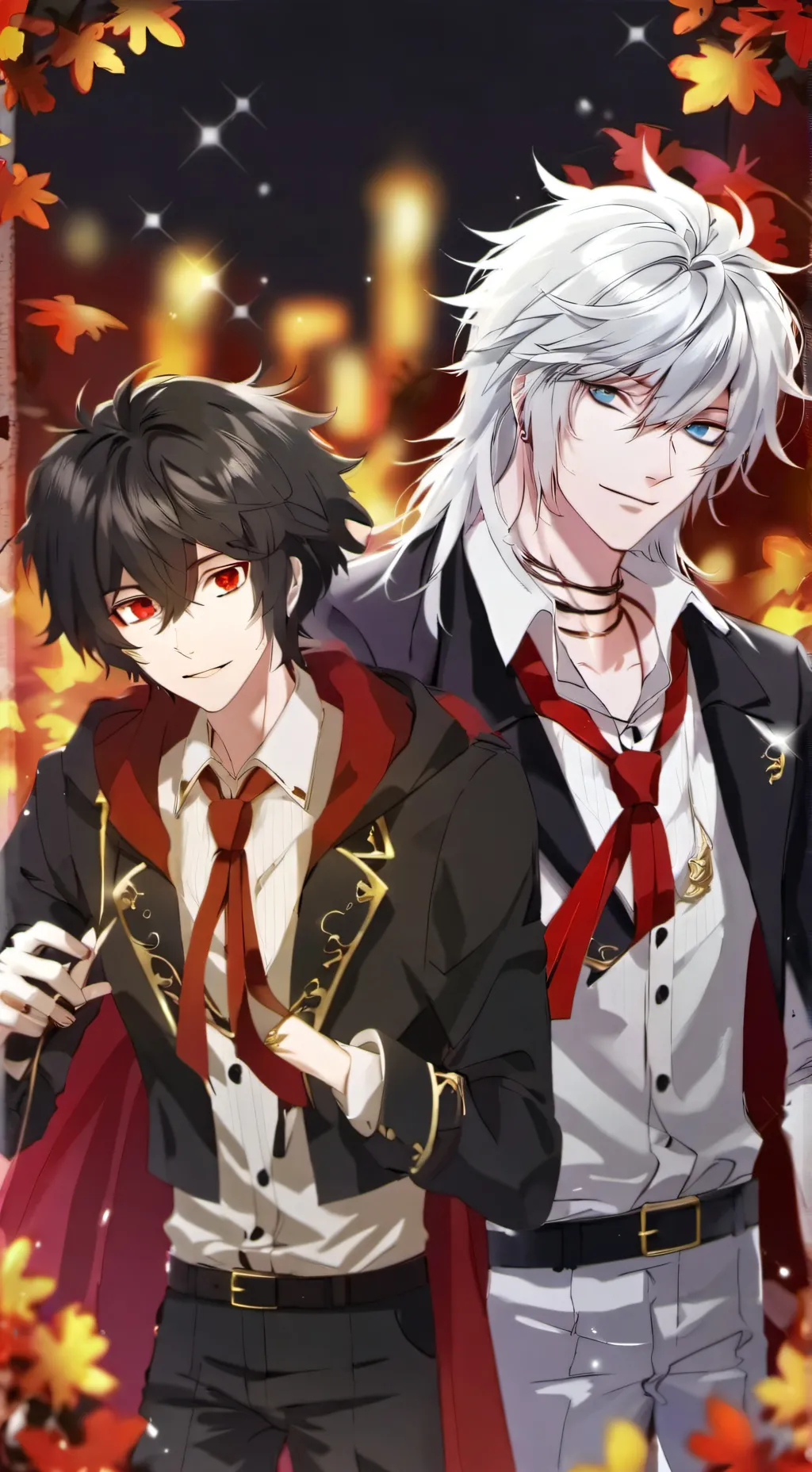 ai character: ♧♡alix and leo♡♧  background