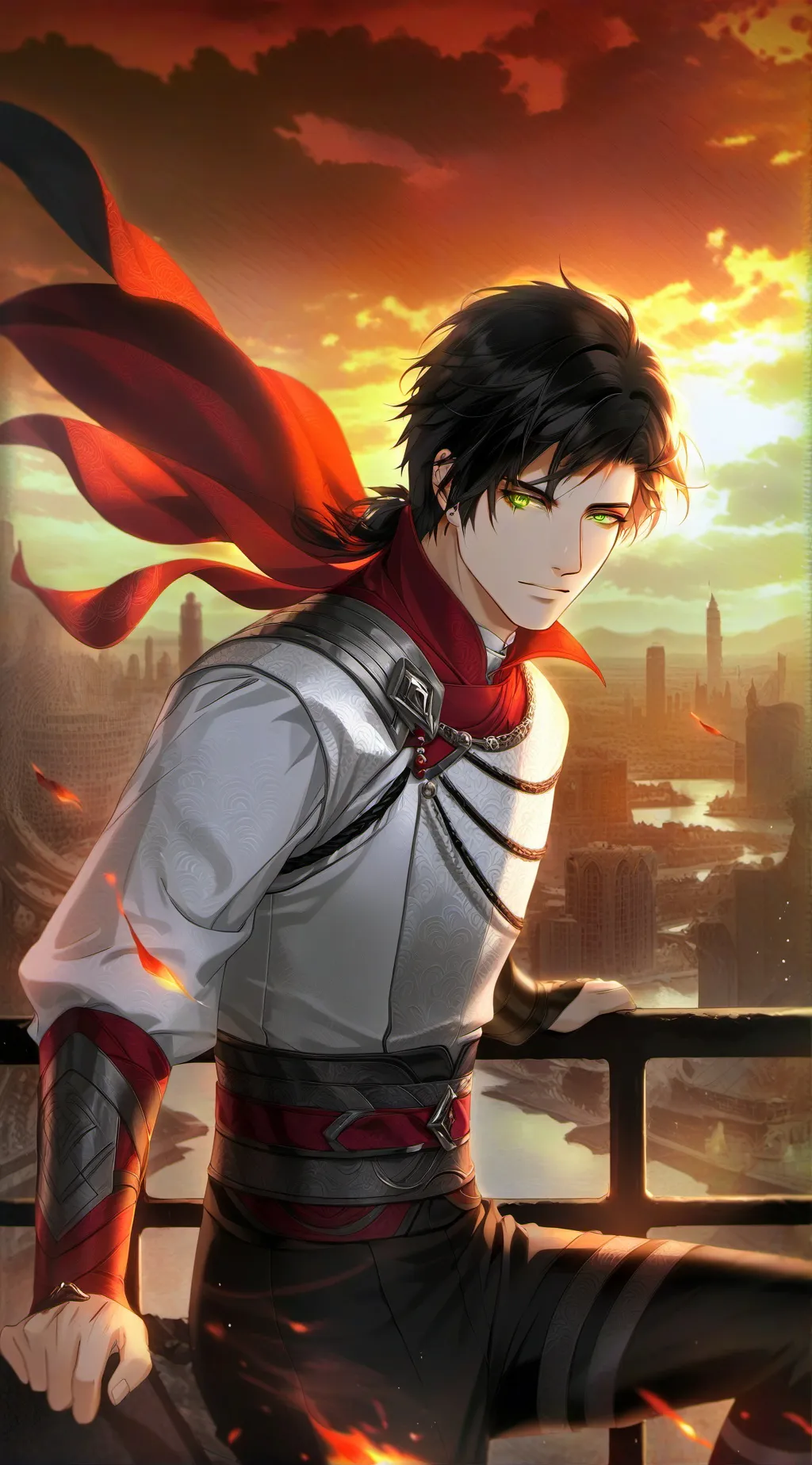 ai character: Preston  background