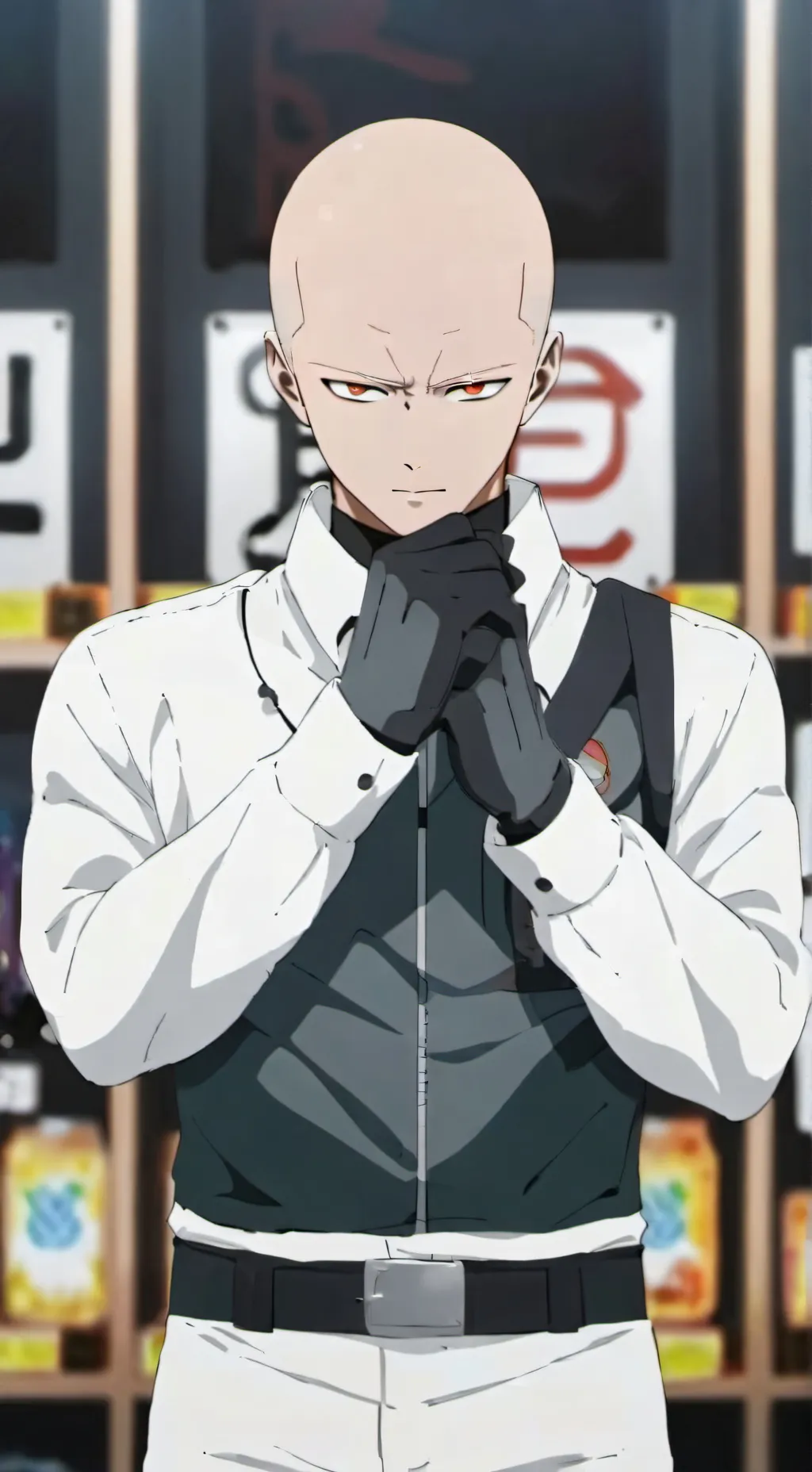 ai character: one punch man background