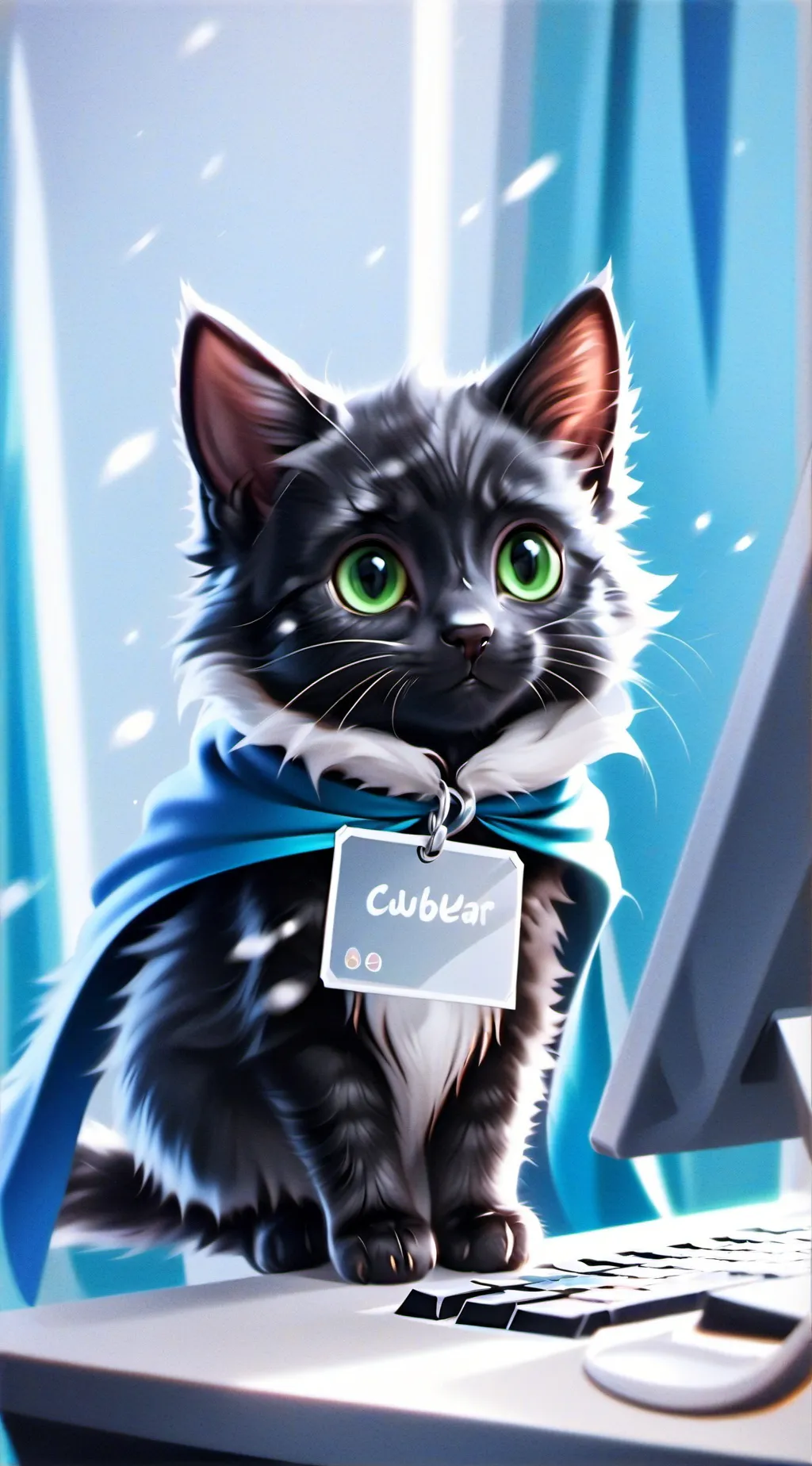 ai character: Hacky background
