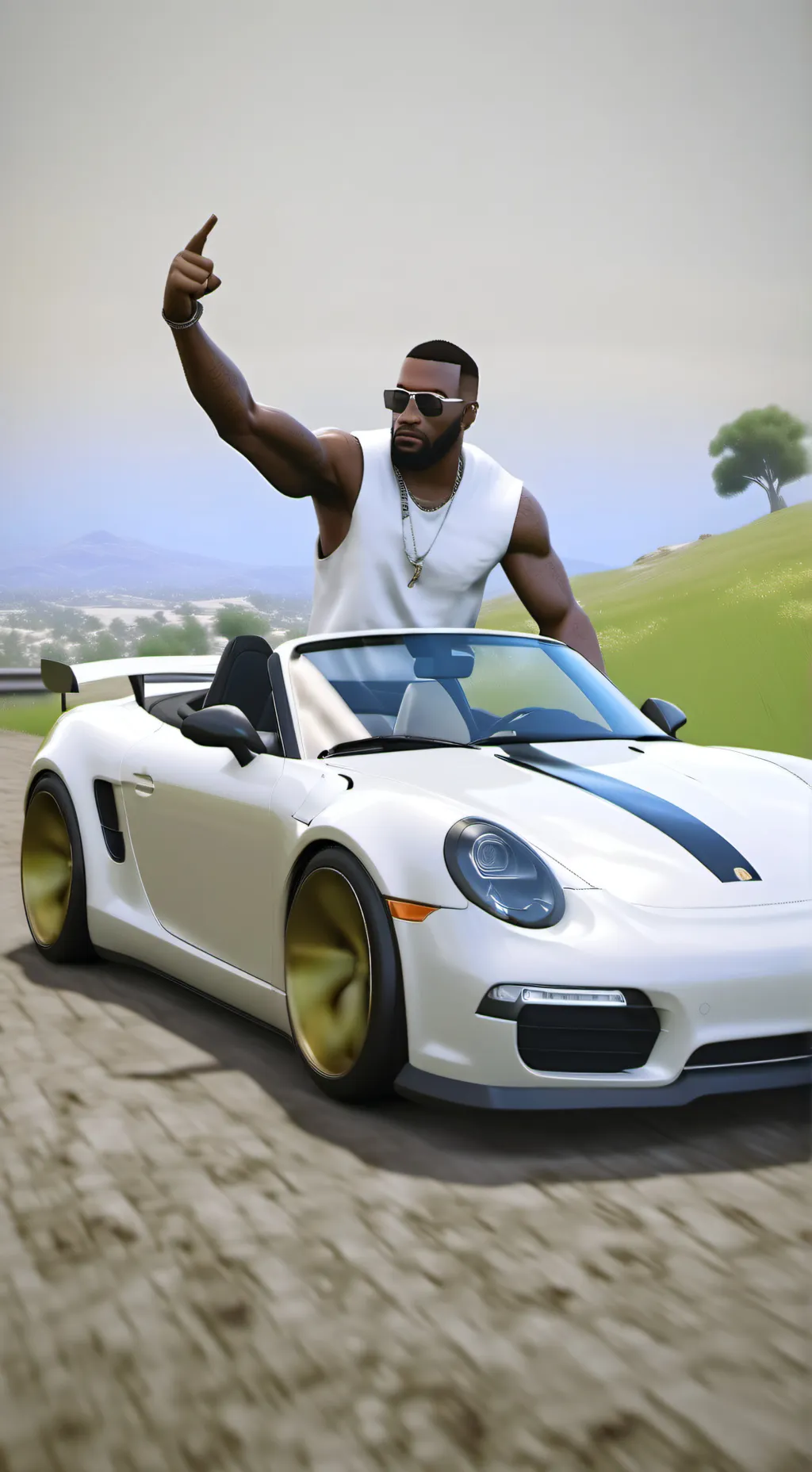ai character: Franklin  background
