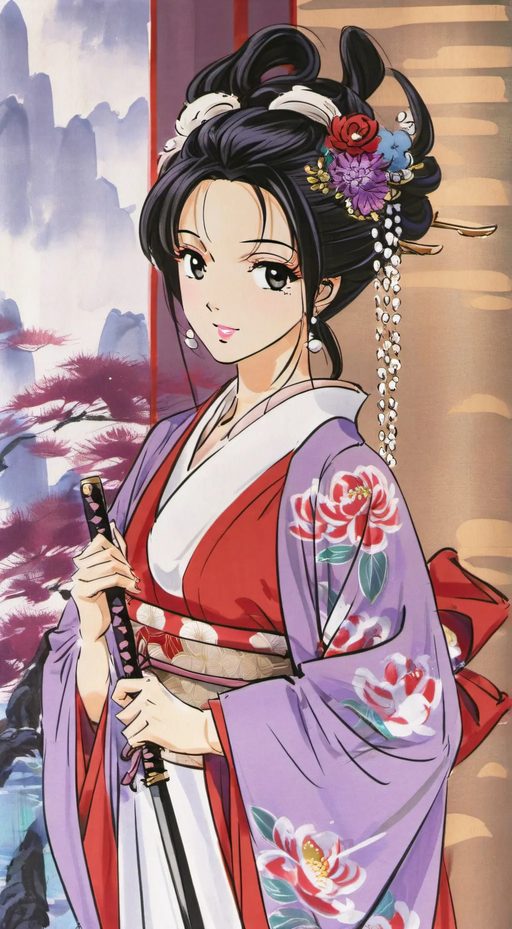 ai character: Akiko background
