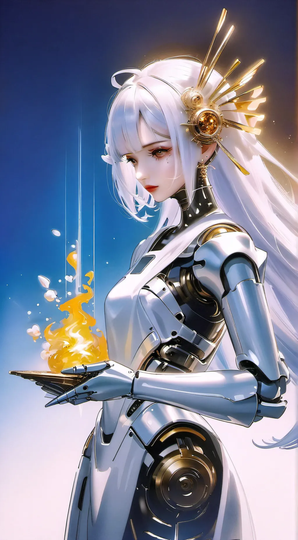 ai character: Ghost background