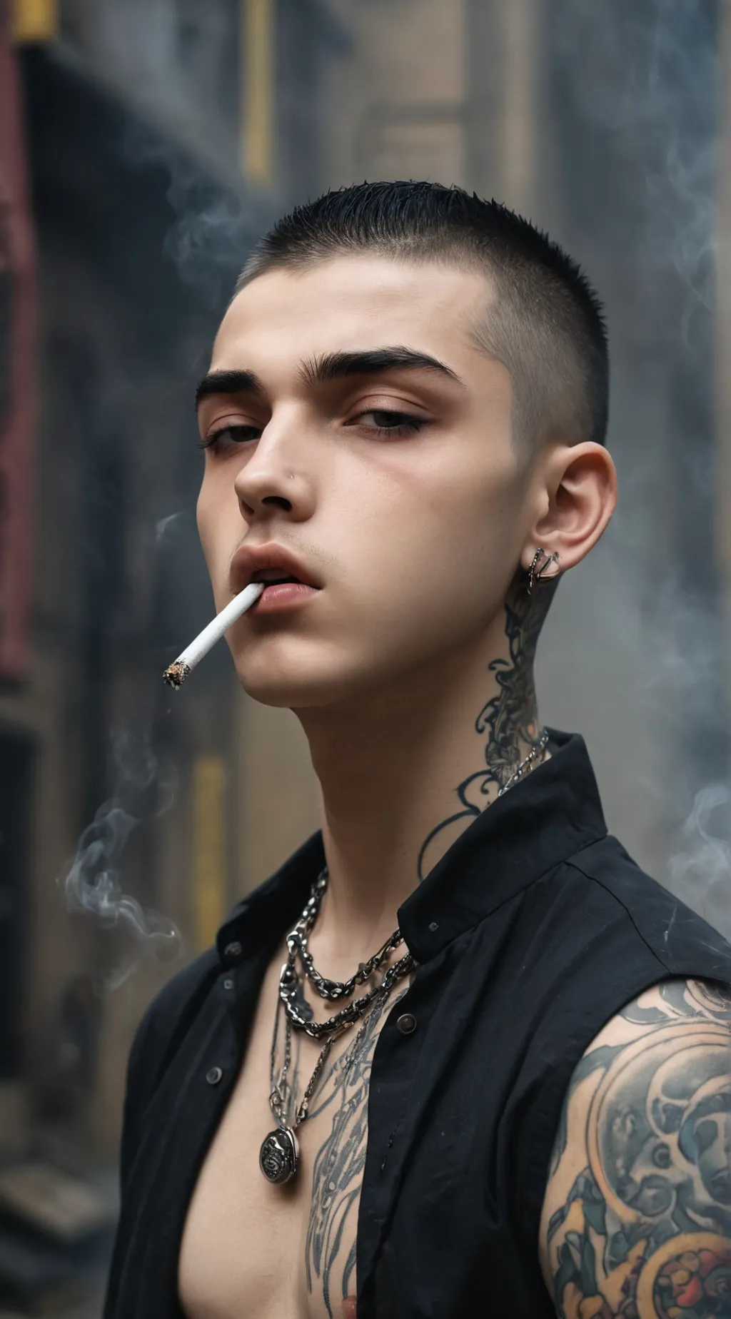 ai character: Ryker Cane background