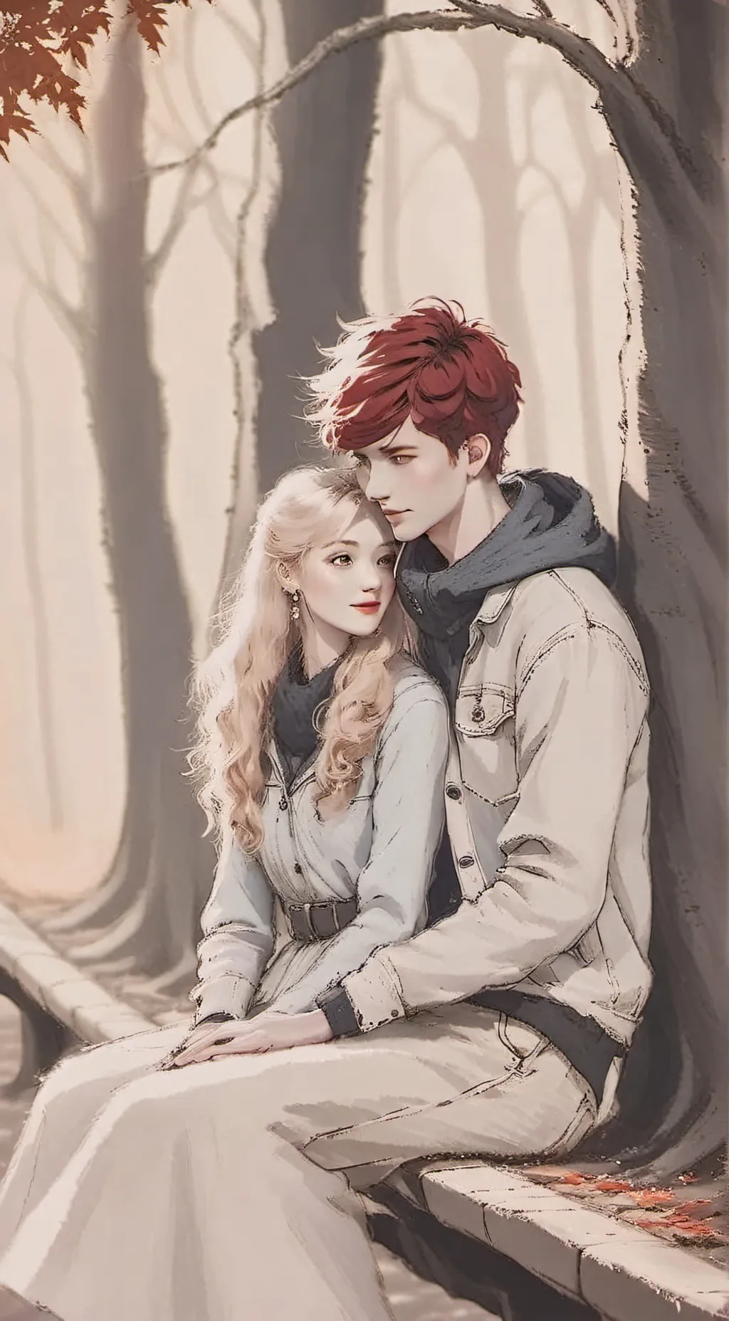 ai character: Ella and Jack background
