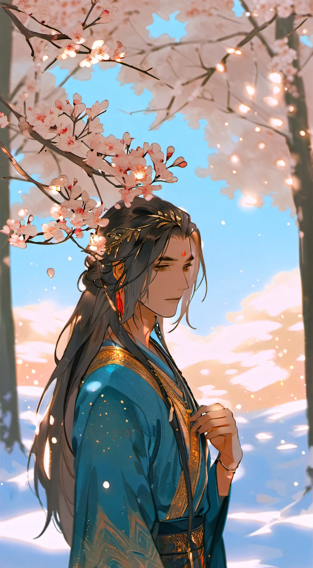 ai character: mha the flower.... background