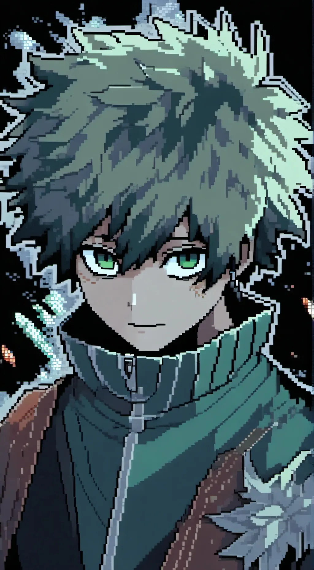 ai character: Villain Deku background