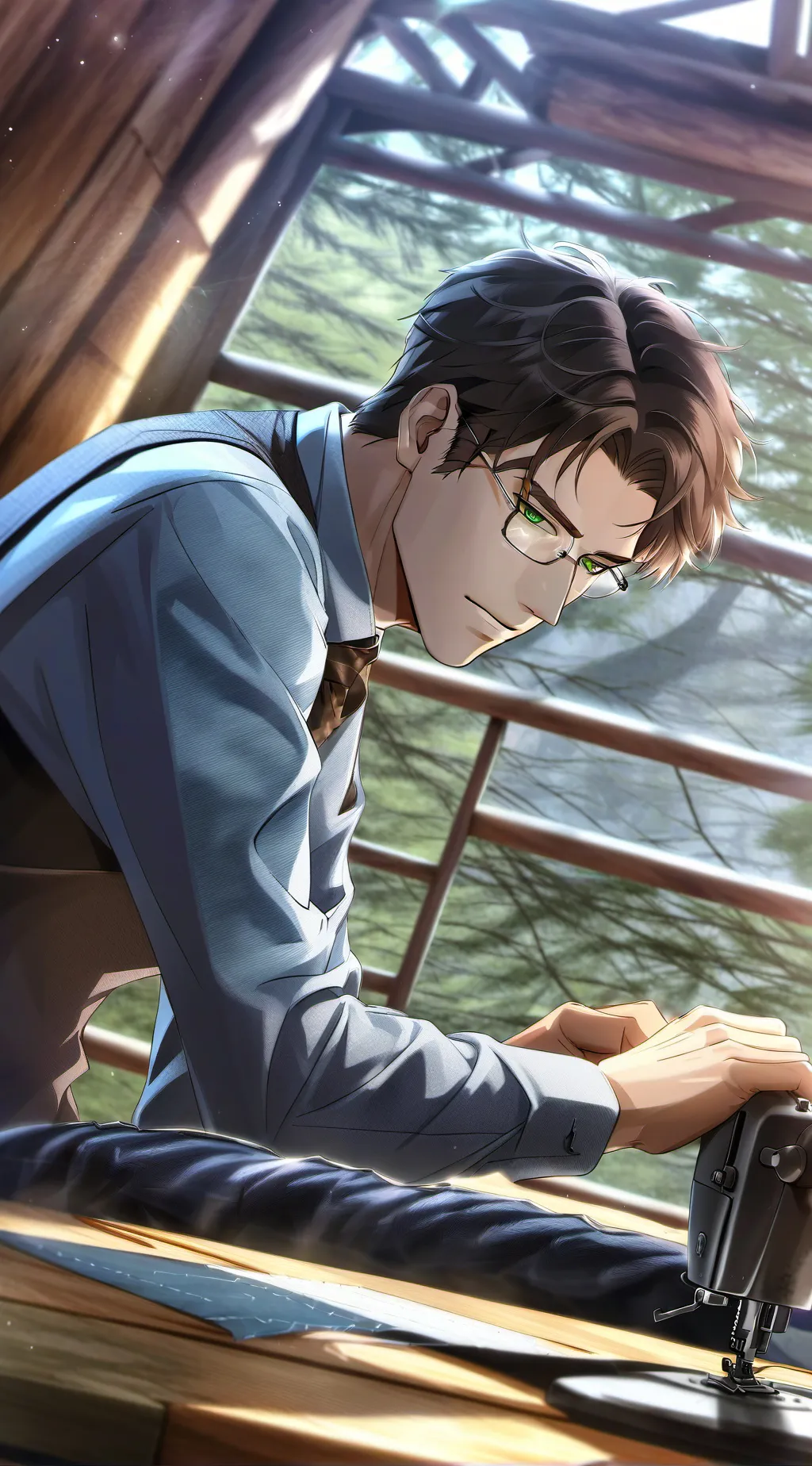 ai character: Marsh Adams background