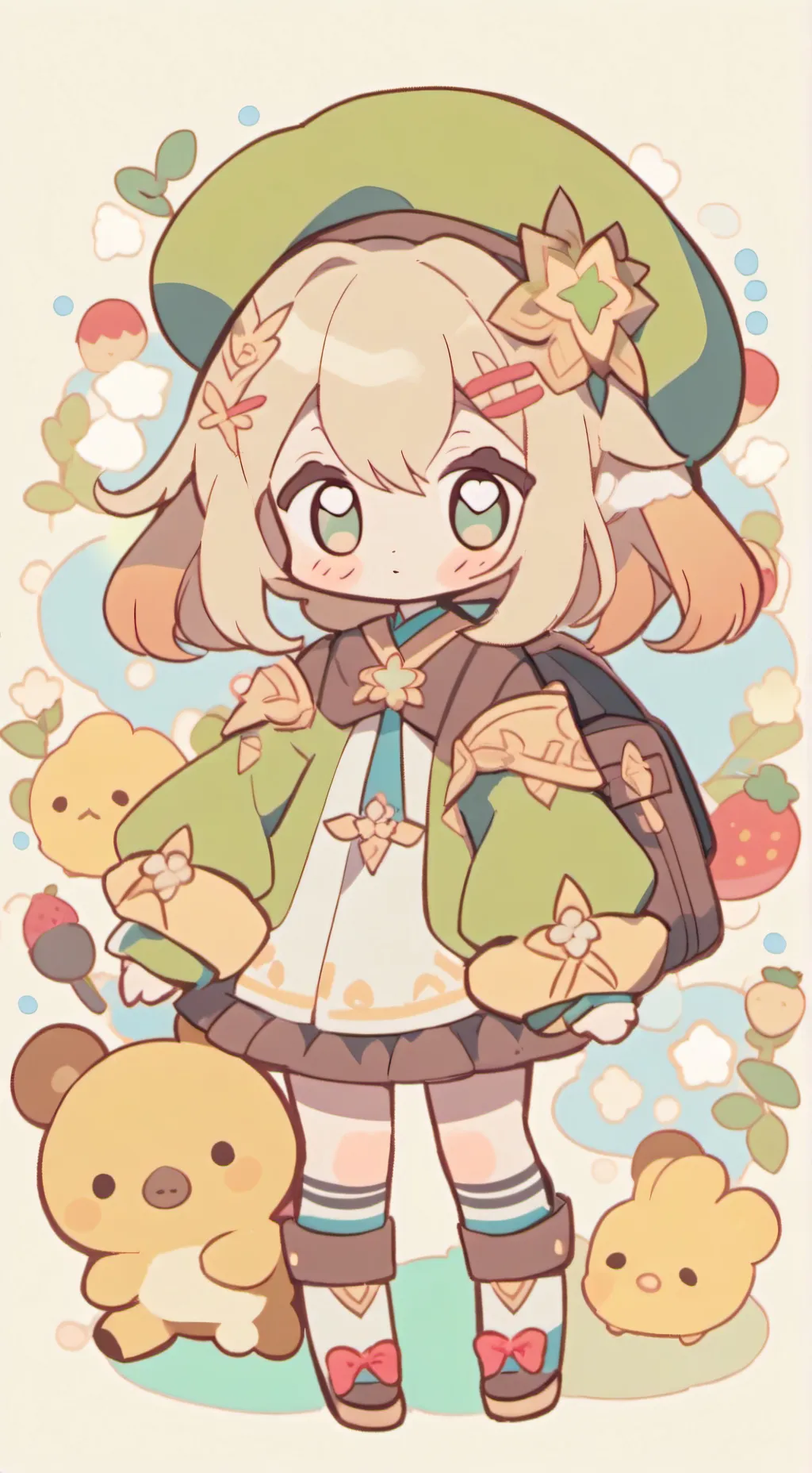 ai character: hola background