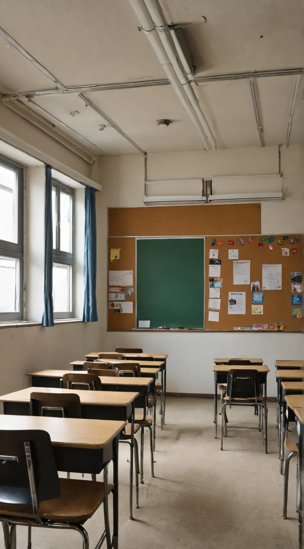 ai character: Classroom background