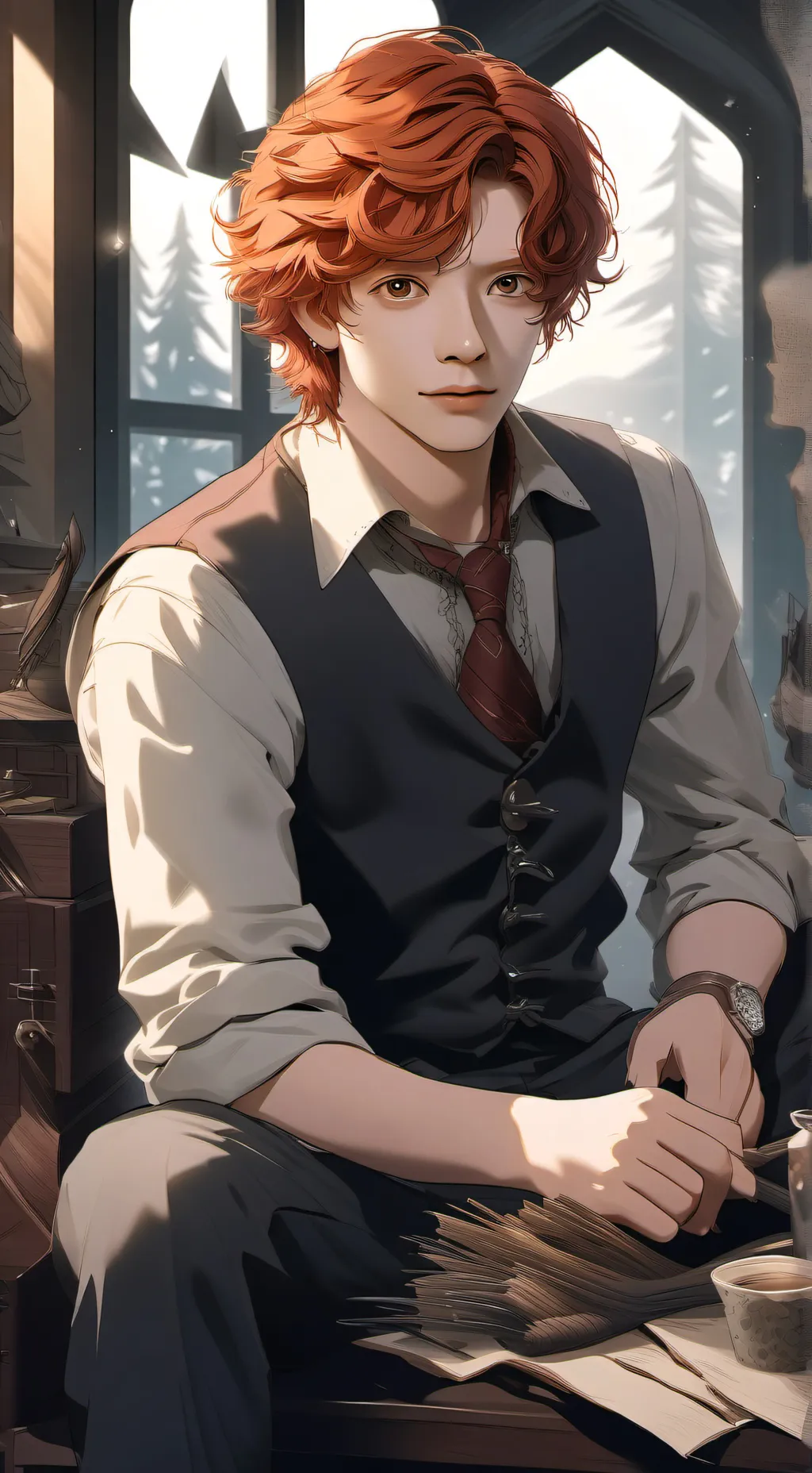 ai character: Ron Weasley background