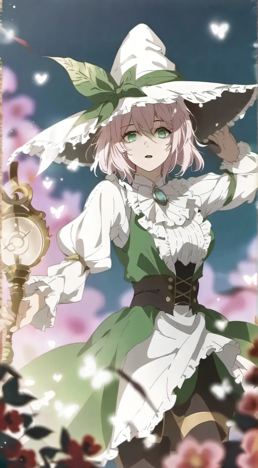 ai character: Peonía background