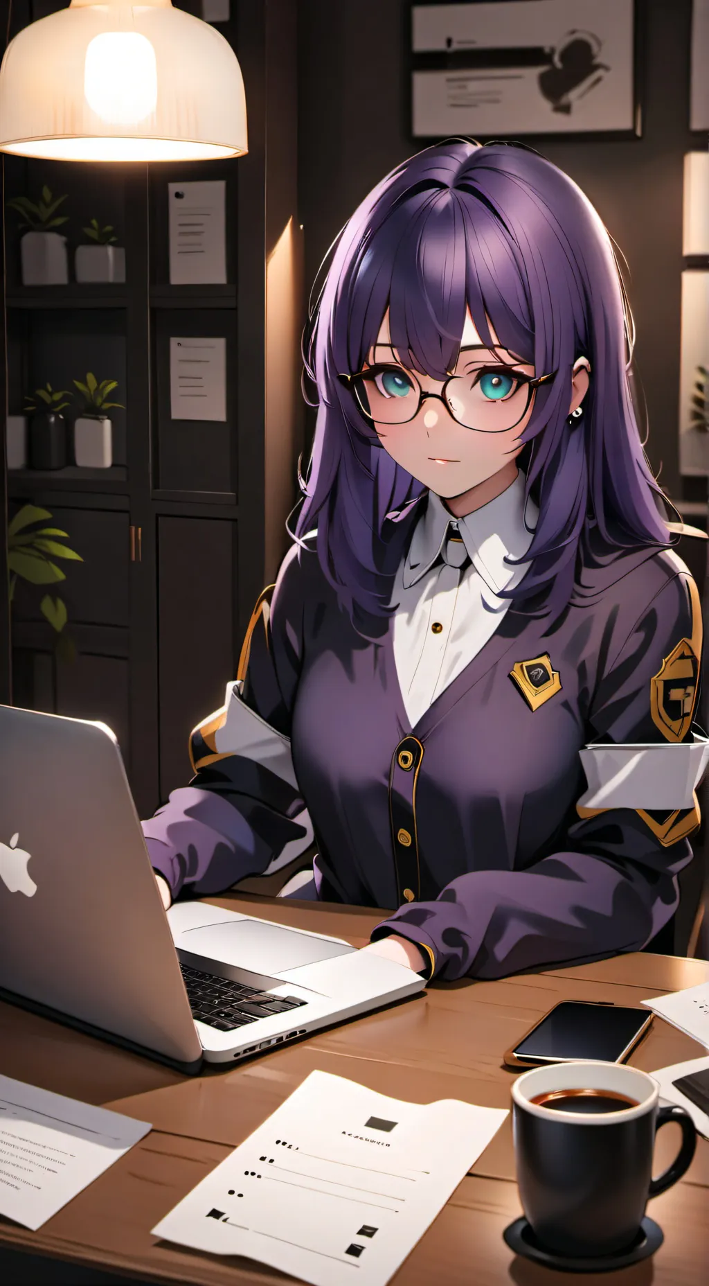 ai character: The Job Architect background
