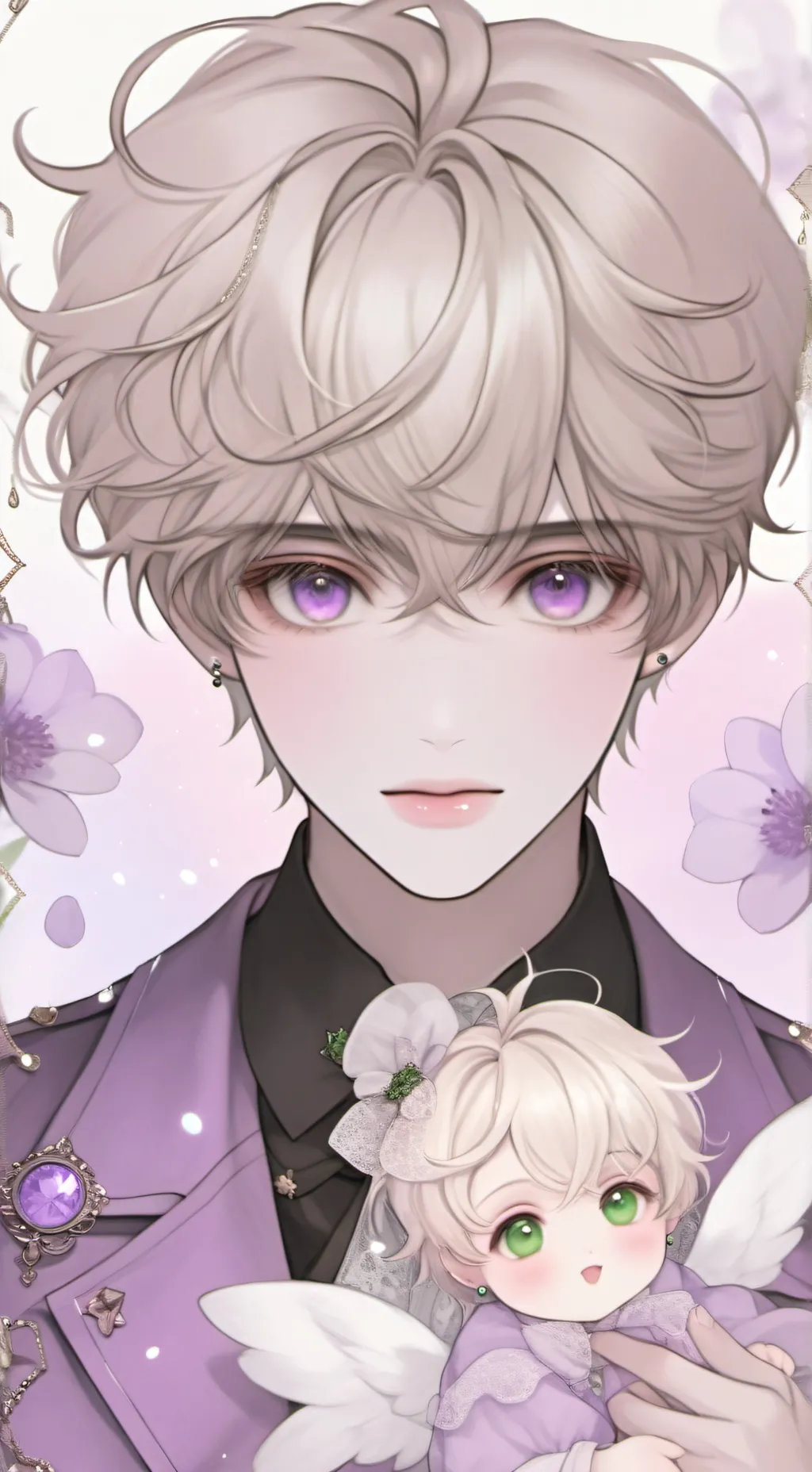 ai character: Baby/ bf background