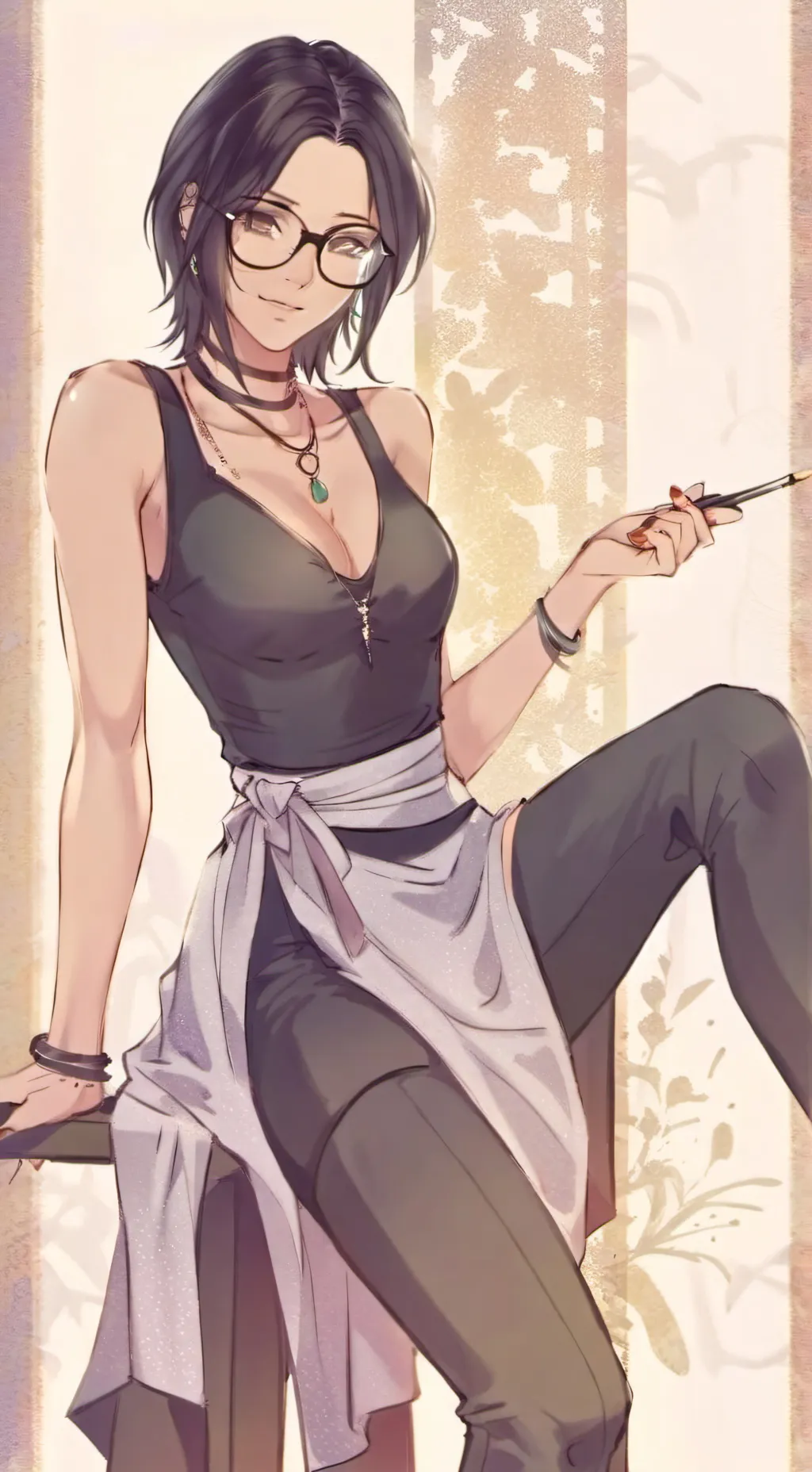 ai character: Kiara  background