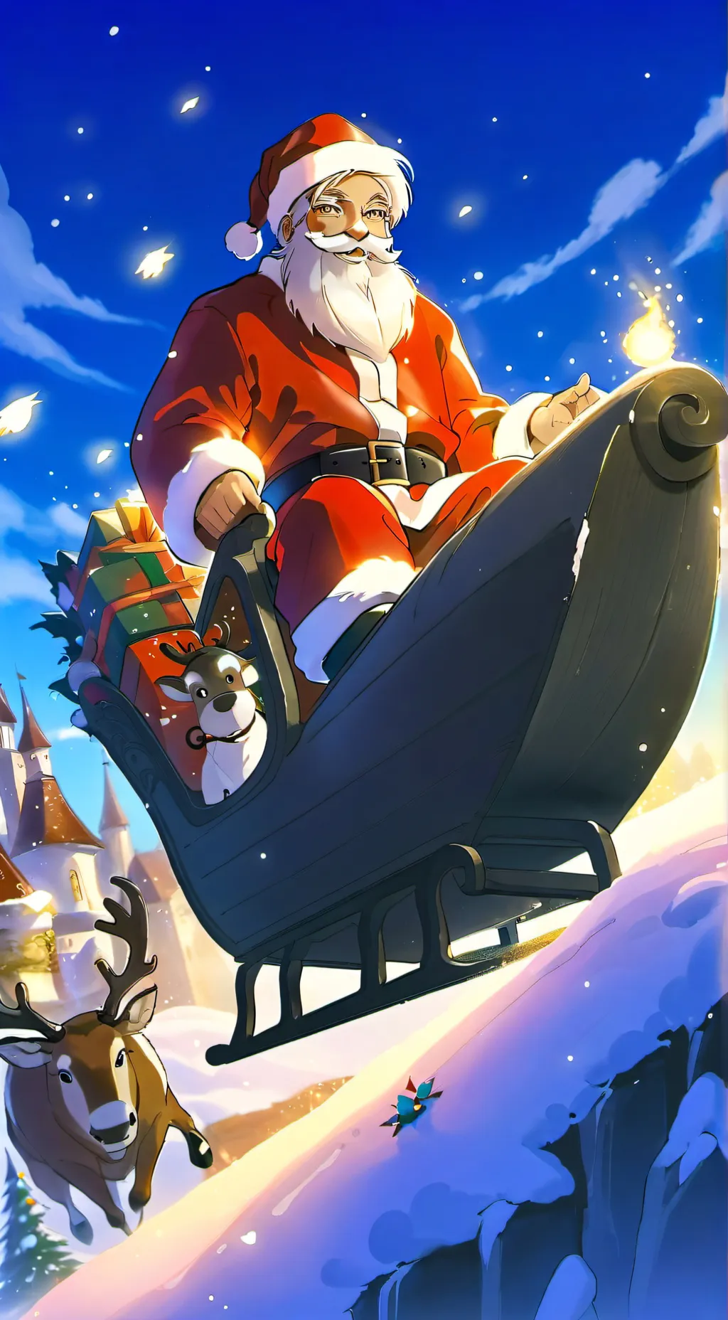 ai character: santa background