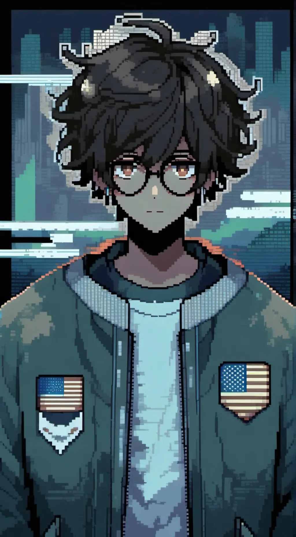 ai character: arenovitzz👾🪐 background