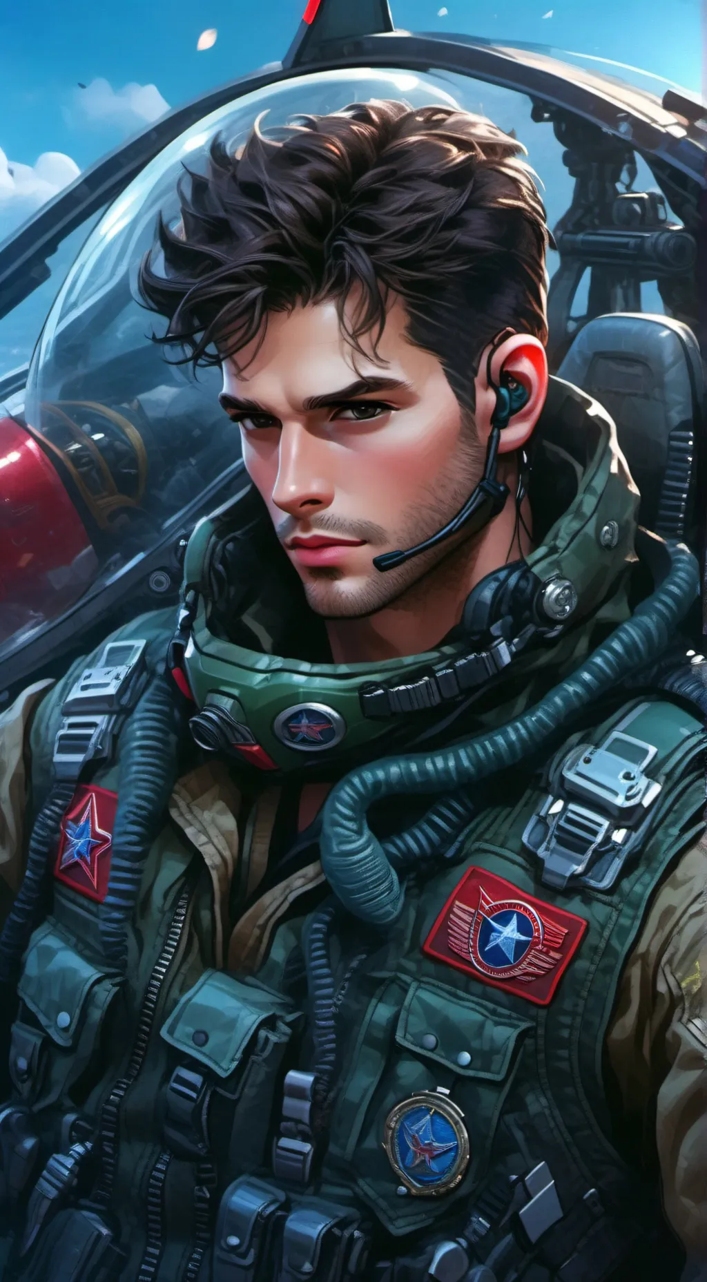 ai character: Ace Raptor background