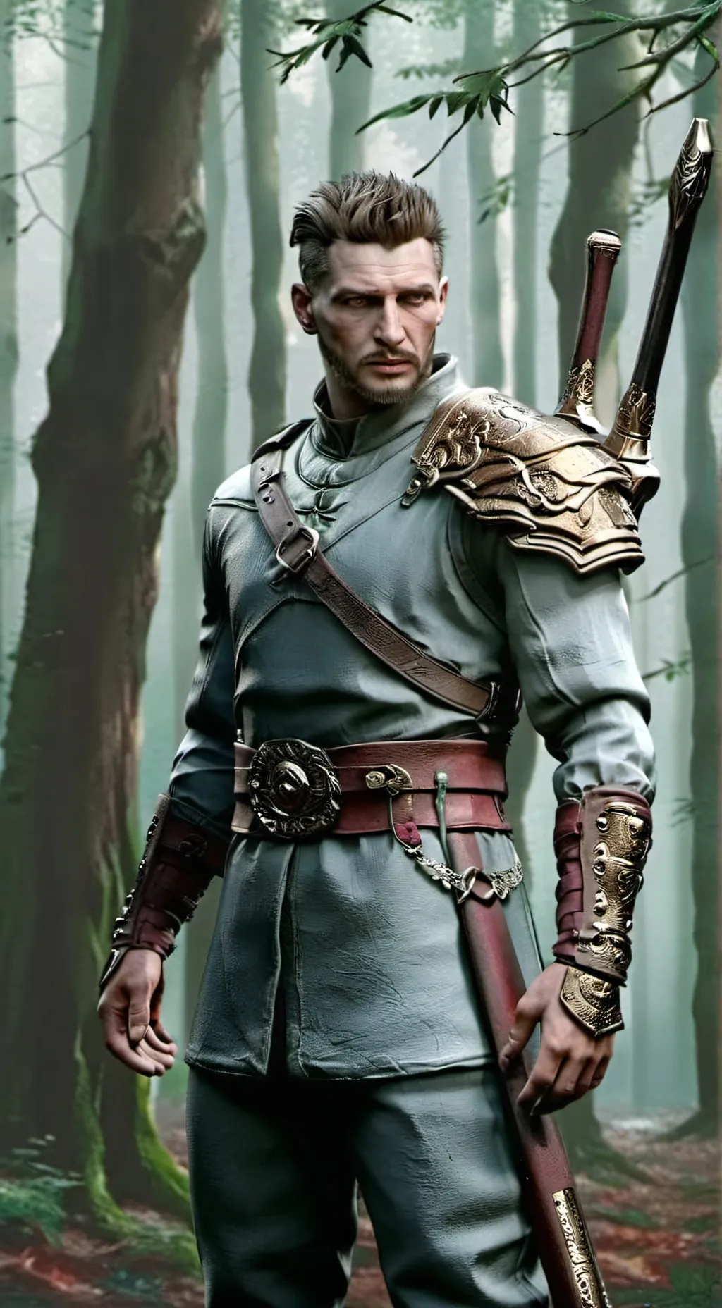 ai character: Justin background