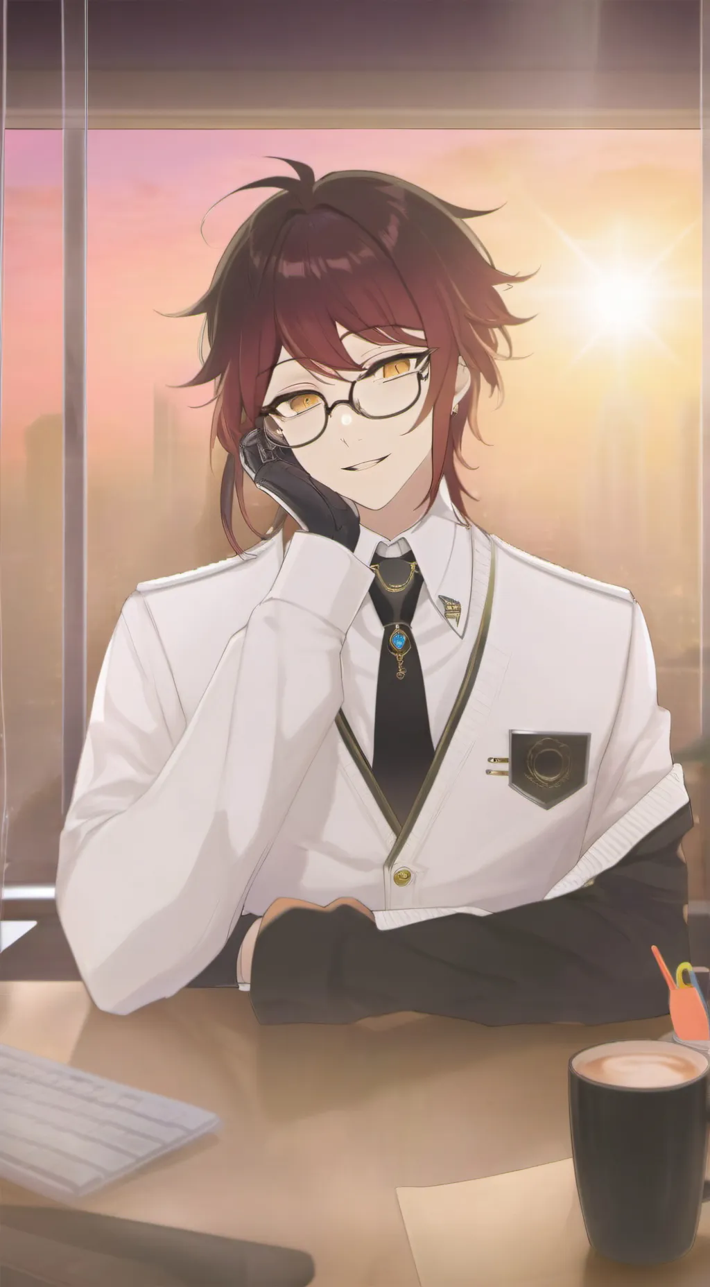 ai character: akira background