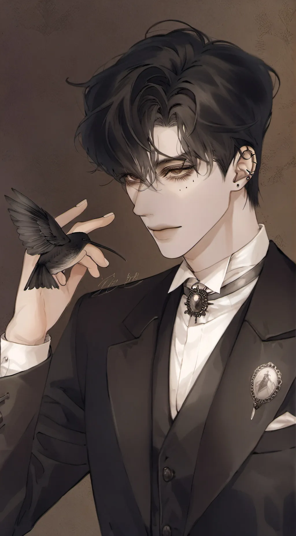ai character: 🩶Victor🩶 background
