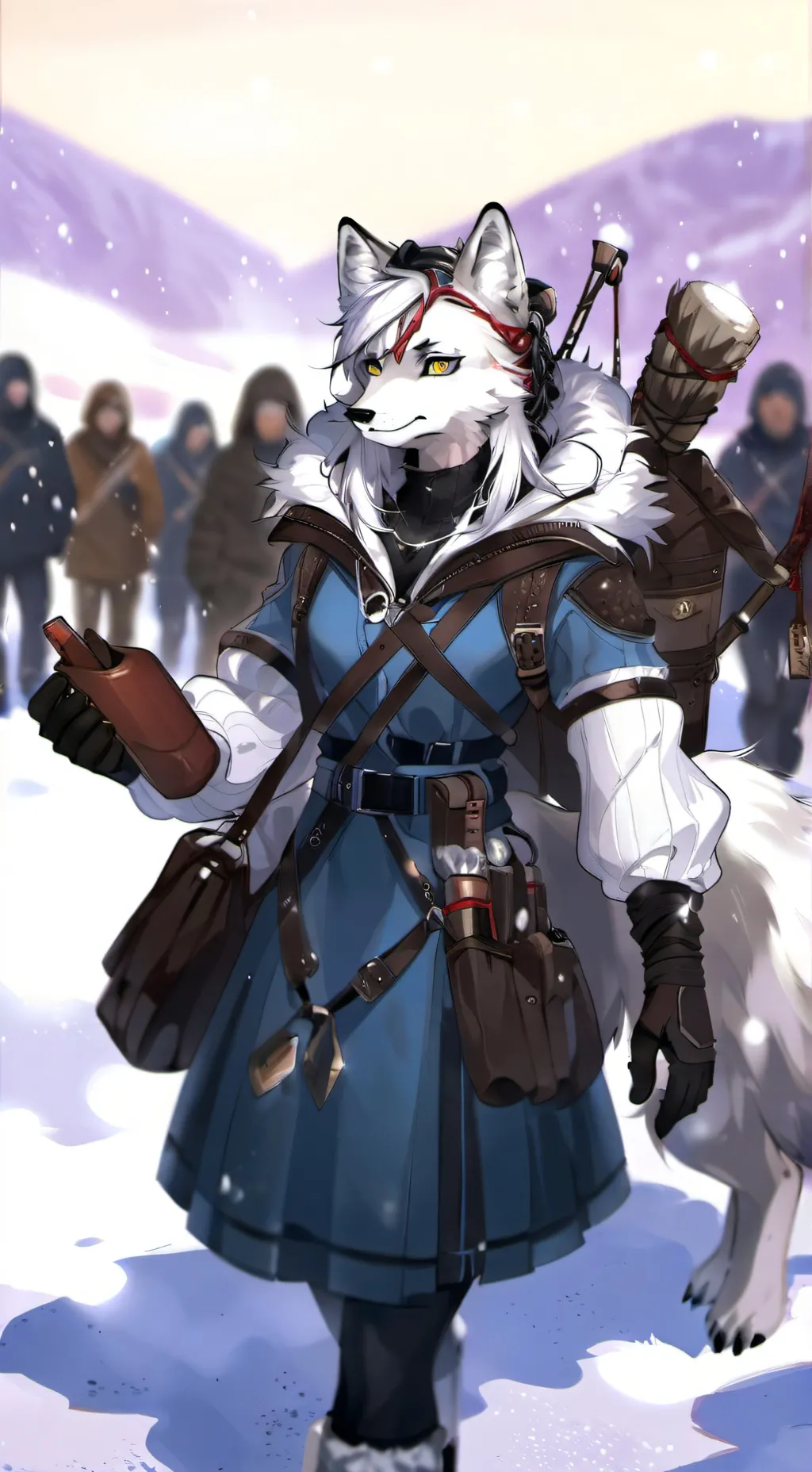ai character: Caroline  background