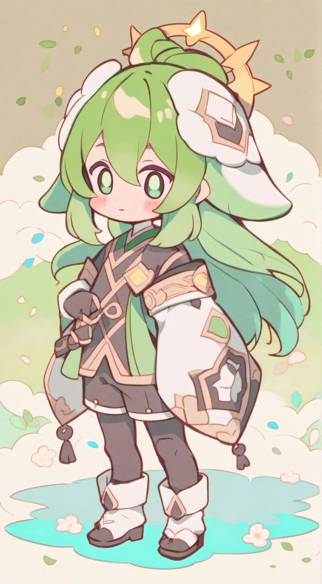 ai character: bakudeku's kid background