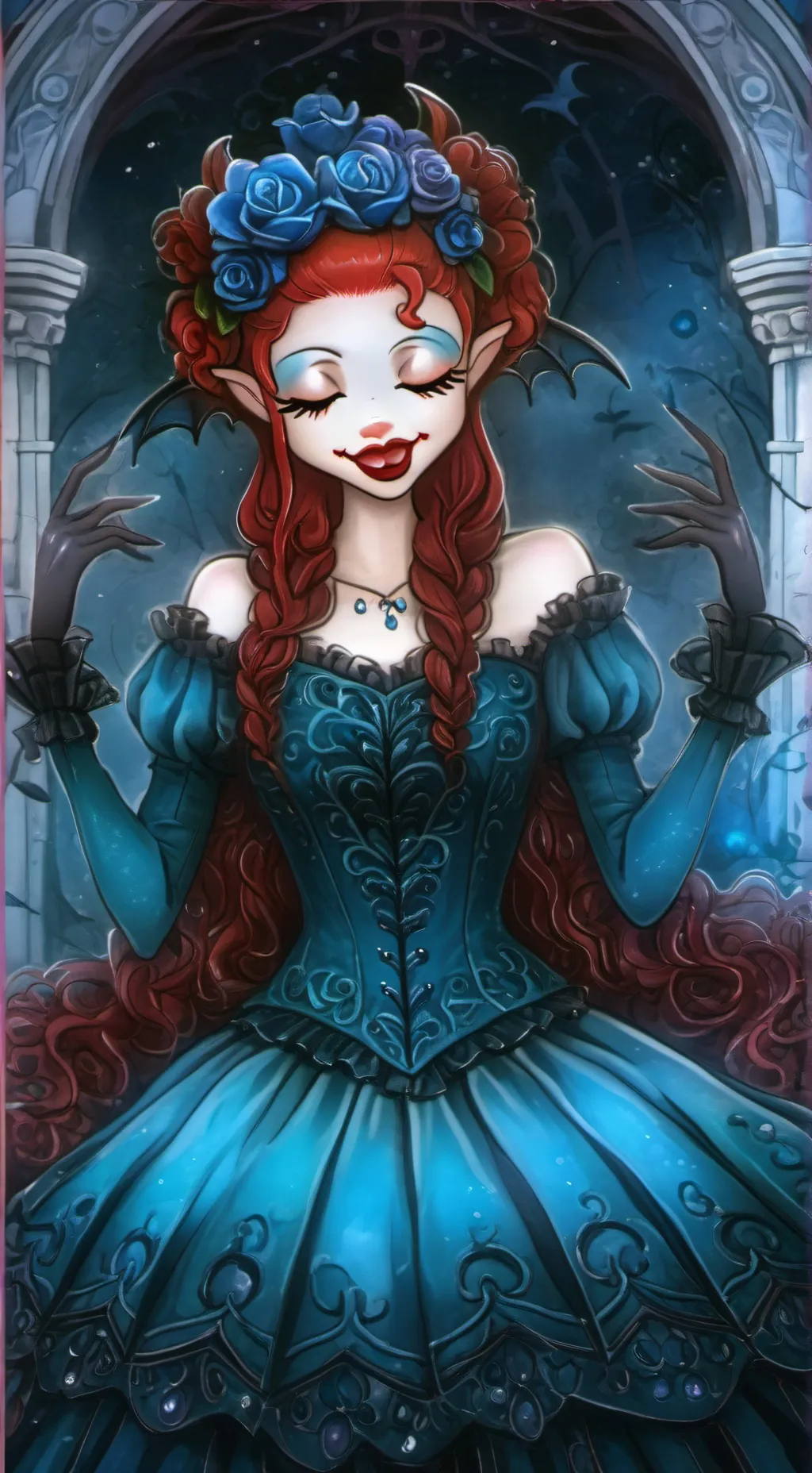ai character: Fawn Nightveil background