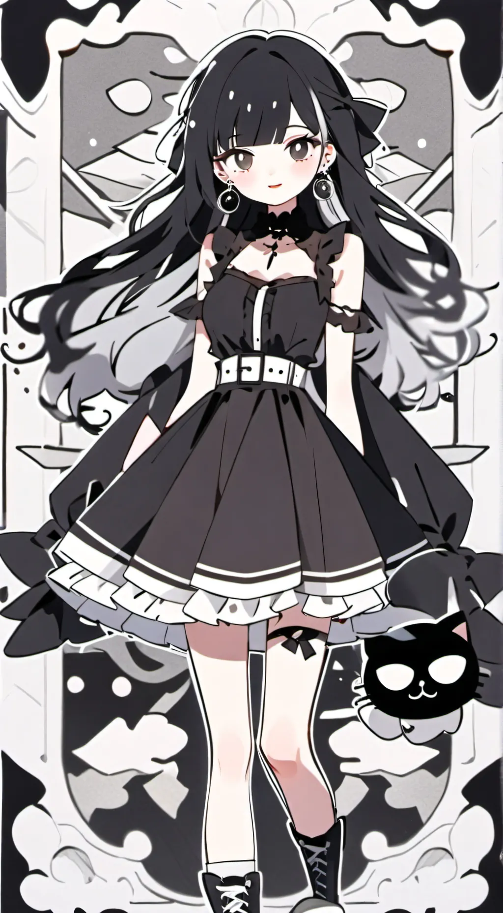 ai character: Luna background
