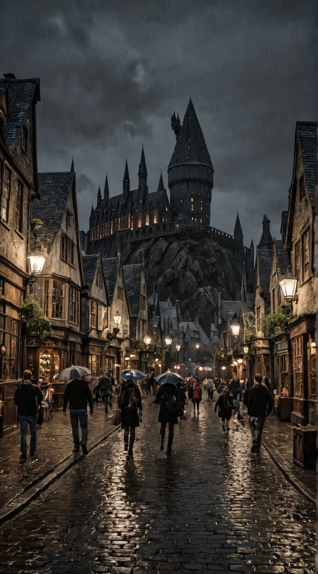 ai character: 🌨️ Hogwarts ☁️ background